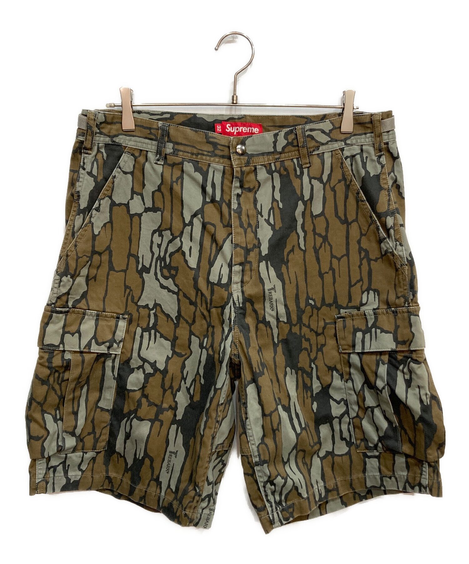 Supreme Cargo Short WoodlandCamoシュプリーム32 中古・古着通販】SUPREME (シュプリーム) CARGO SHORT グレー×ブラウン