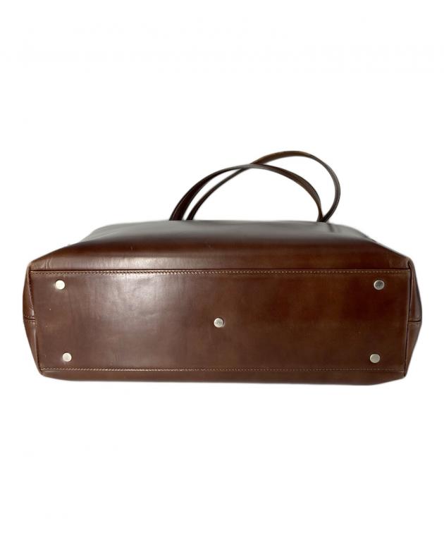 HERGOPOCH エルゴポック バッグ ワキシングレザー トートバッグ 中古・古着通販】HERGOPOCH (エルゴポック) ワキシングレザー トート