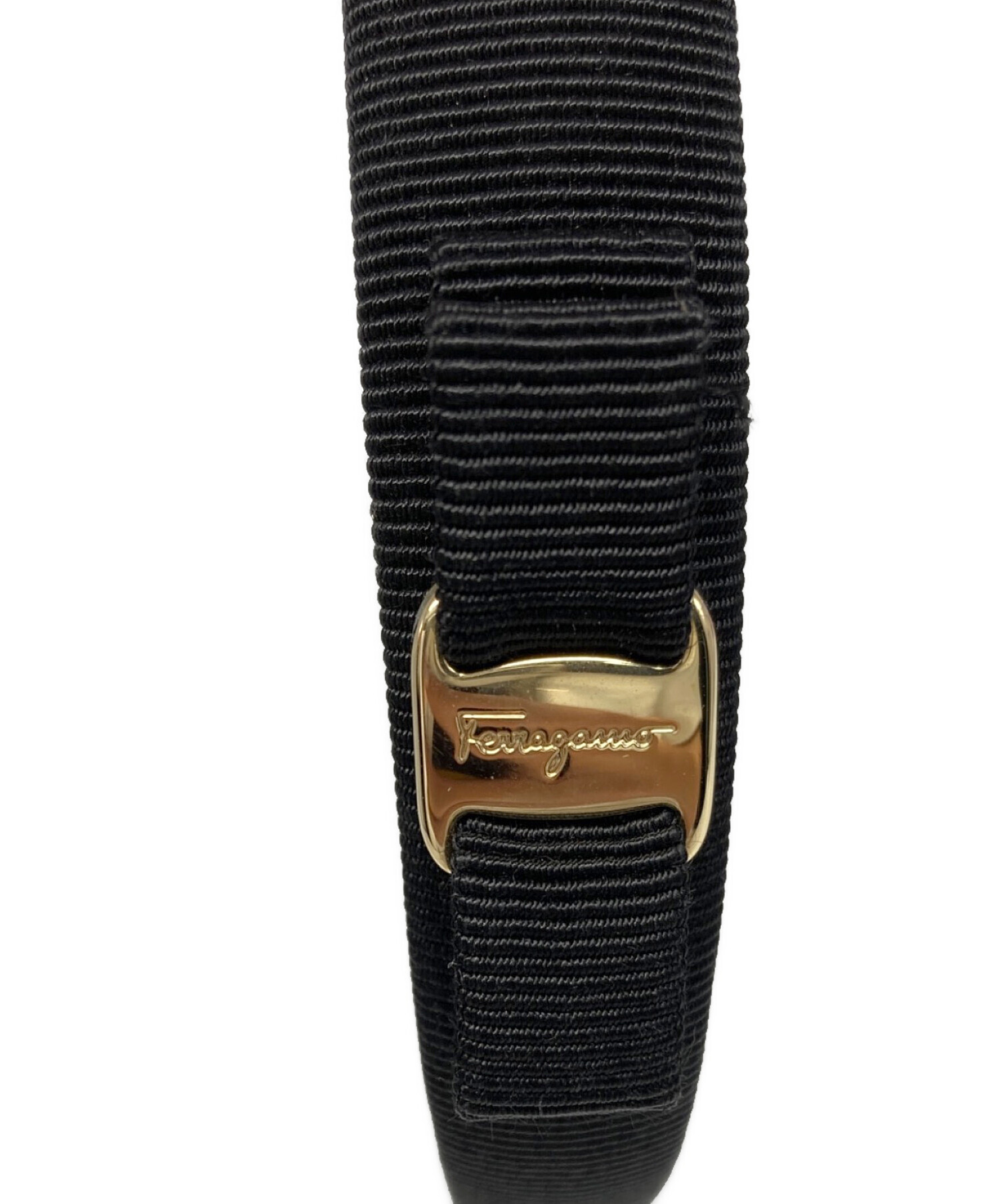中古・古着通販】Ferragamo (フェラガモ) カチューシャ ブラック