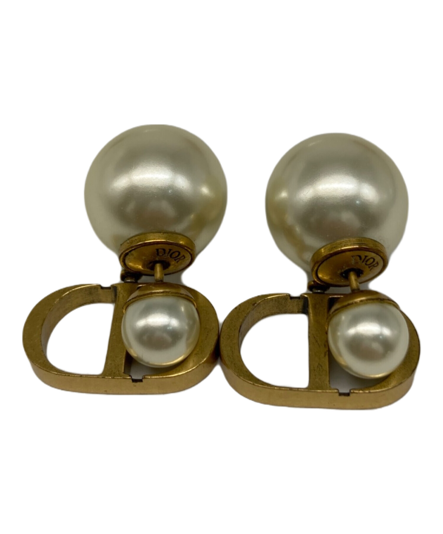 中古・古着通販】Dior (ディオール) Tribales ピアス ゴールド