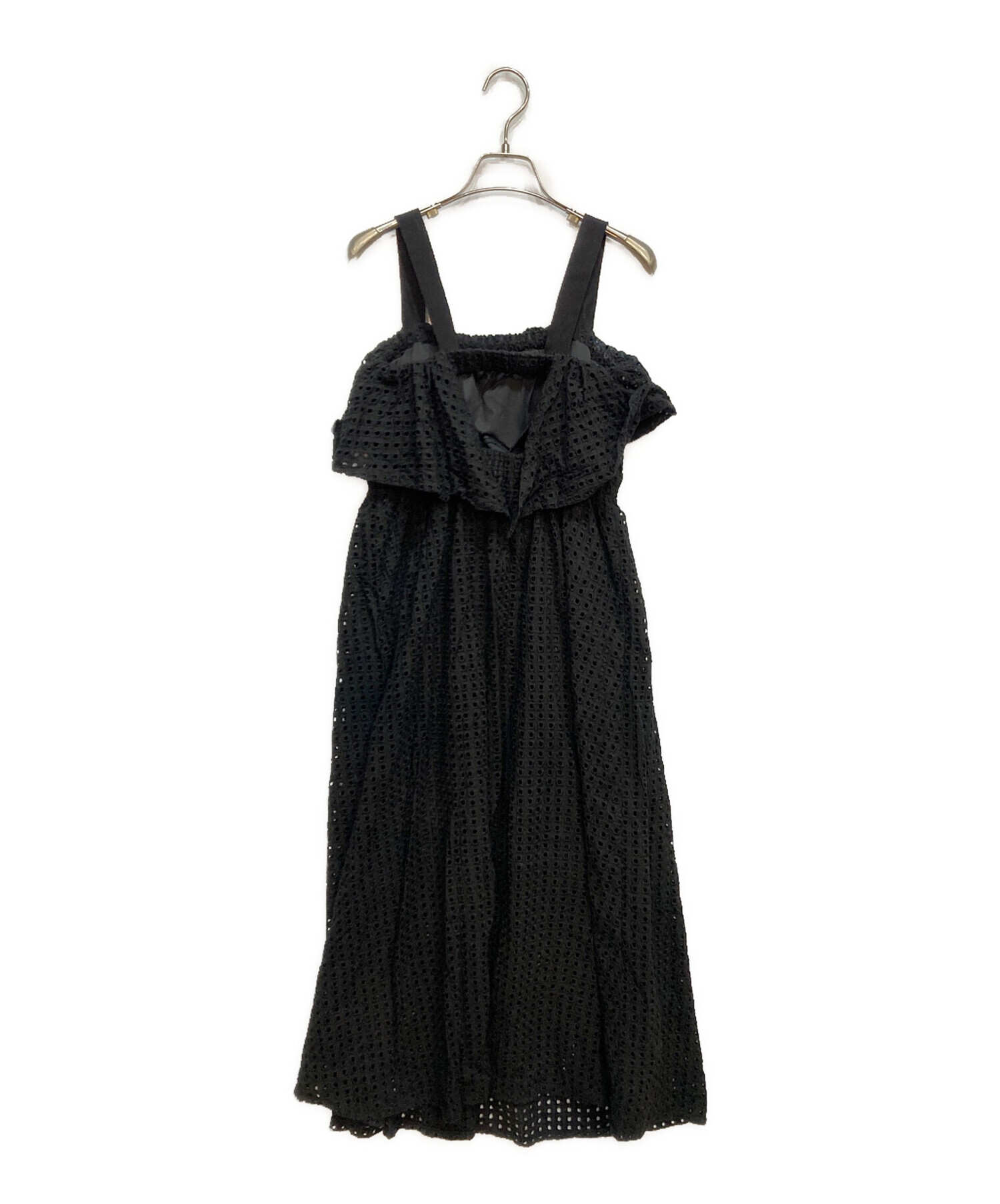 中古・古着通販】pinue (ピヌエ) カットワーク レース ワンピース