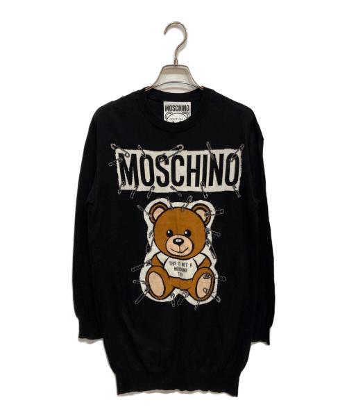 中古・古着通販】MOSCHINO (モスキーノ) クマニット ブラック サイズ