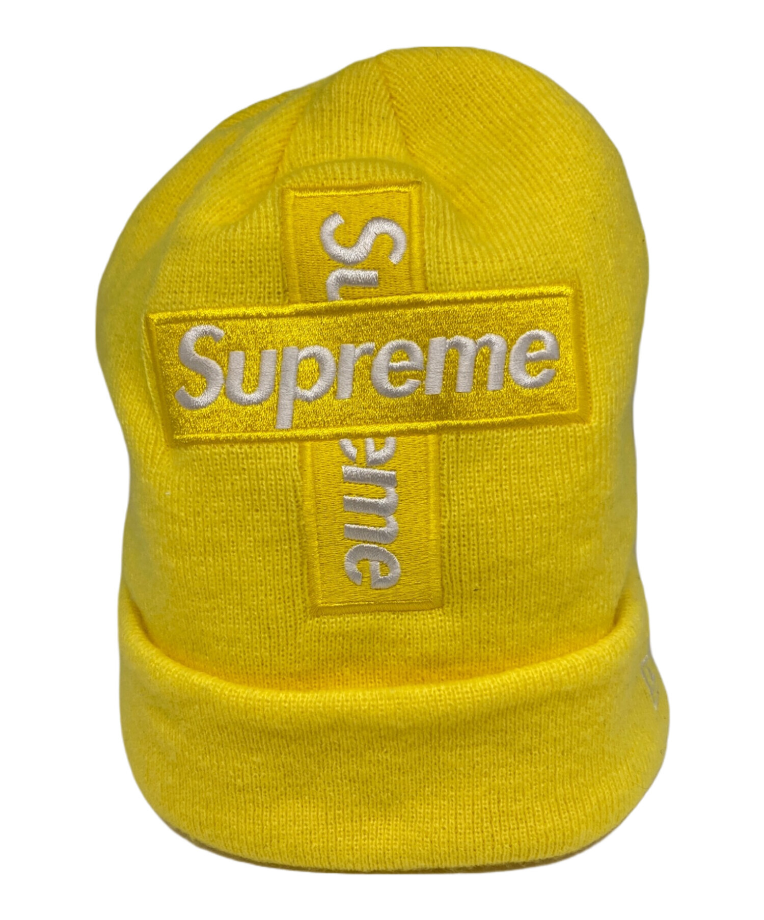ナ*ビ様 【匿名発送】Supreme ボックスロゴ　イエロー 中古・古着通販】SUPREME (シュプリーム) New Era (ニューエラ) cross