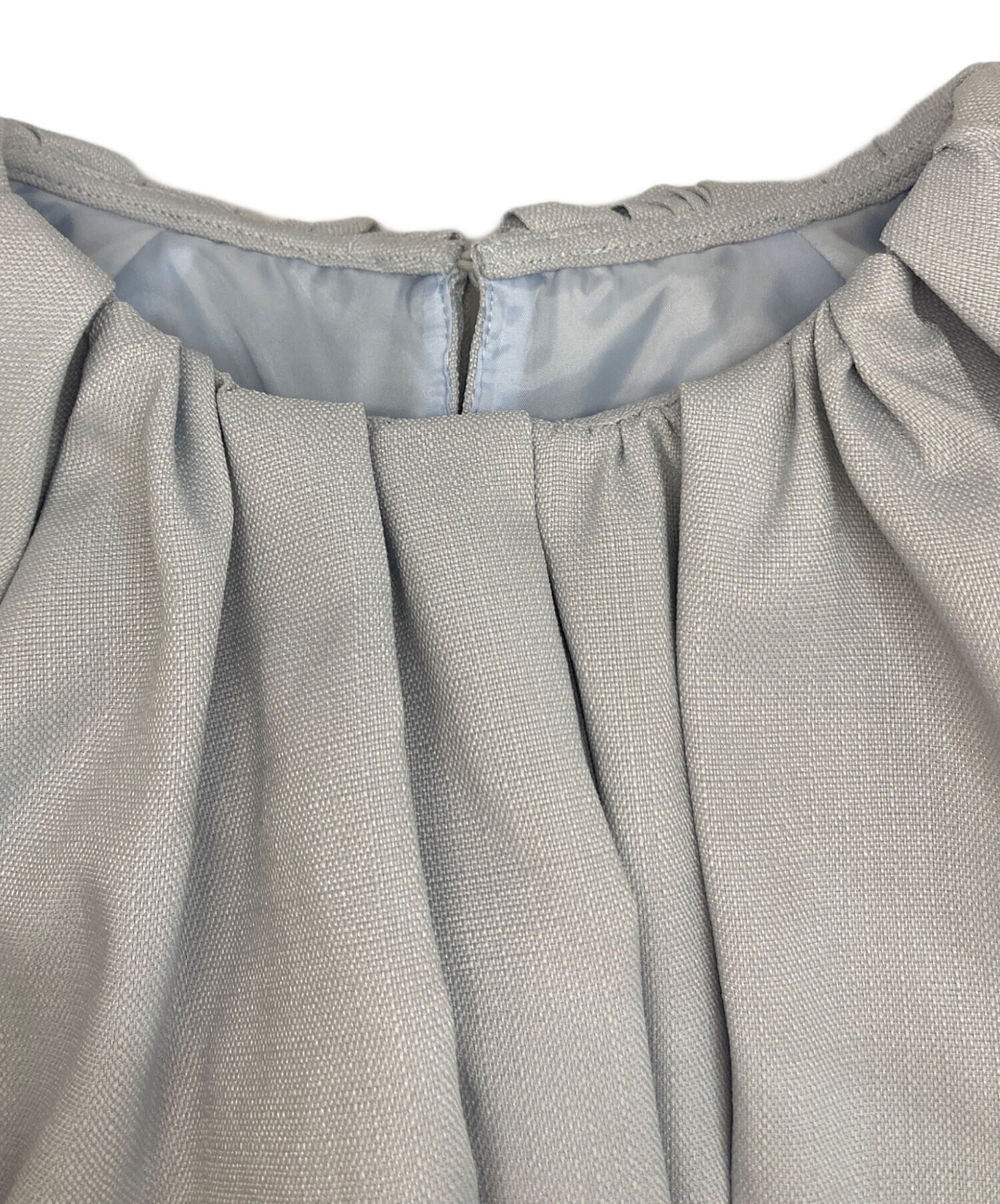 中古・古着通販】acka (エーシーケーエー) drape volume tops スカイ 