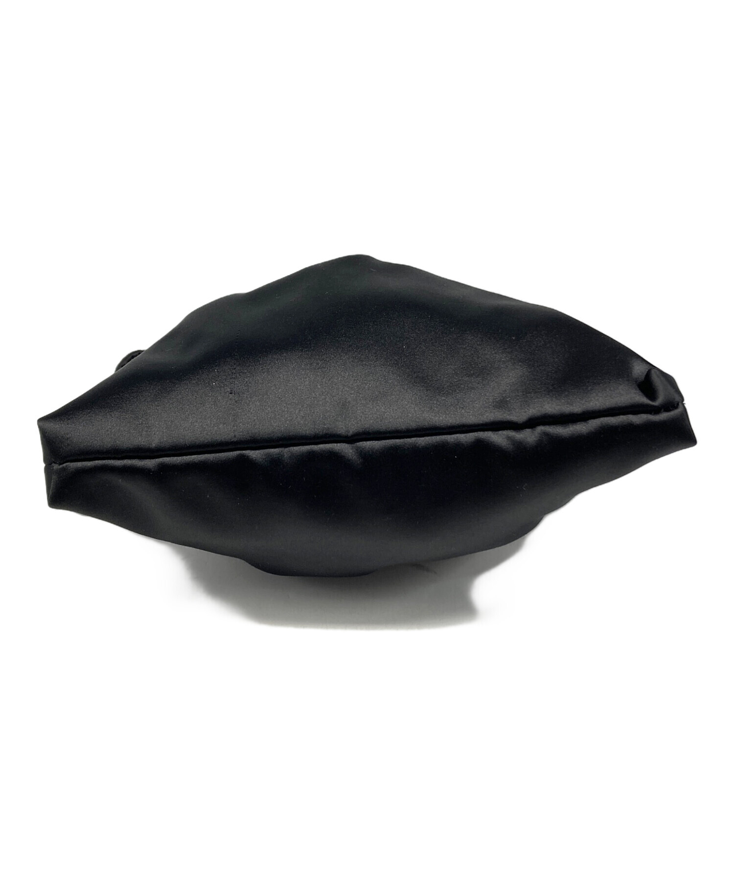 中古・古着通販】CELERI (セルリ) SATIN MINI POUCH ブラック 