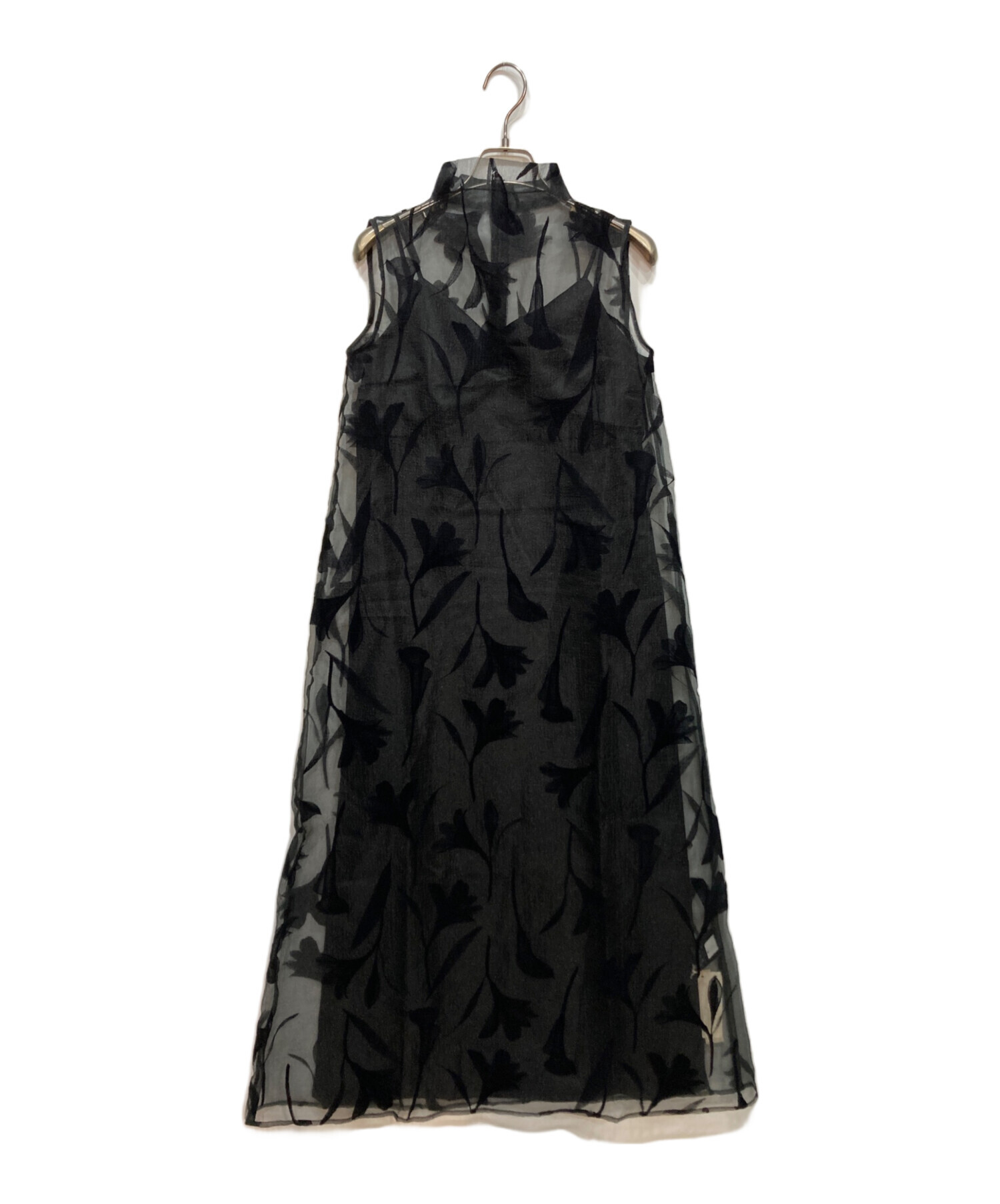 中古・古着通販】Acka. (エーシーケーエー) sheer flower one-piece