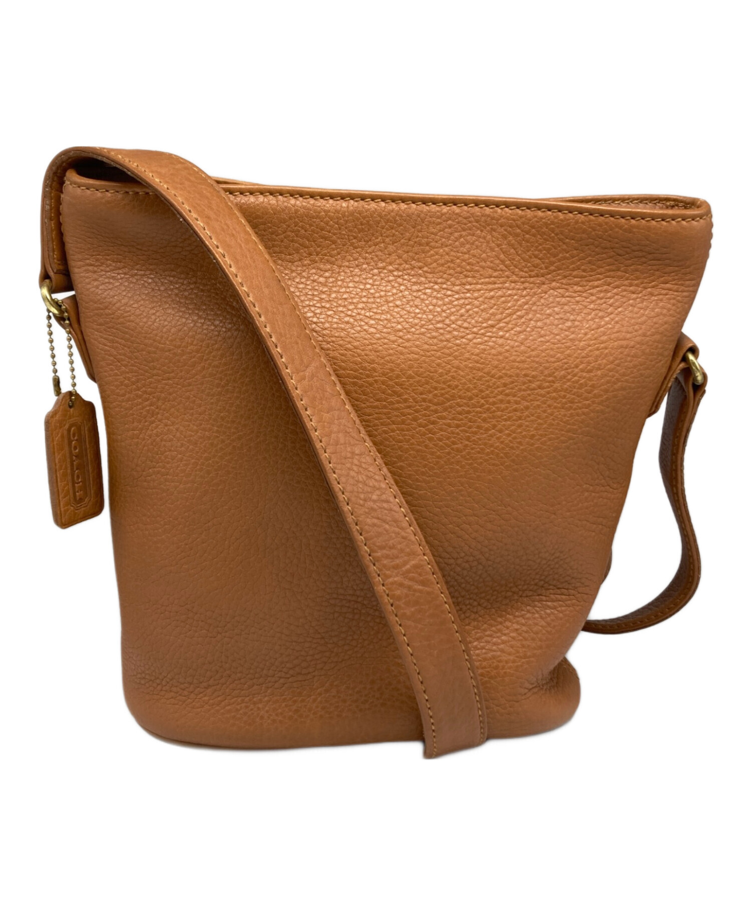 中古・古着通販】COACH (コーチ) バケツ型レザーショルダーバッグ 