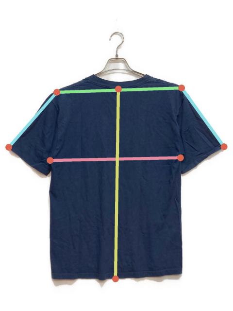 中古・古着通販】NIKE (ナイキ) 90s 風車ロゴプリントTシャツ ネイビー