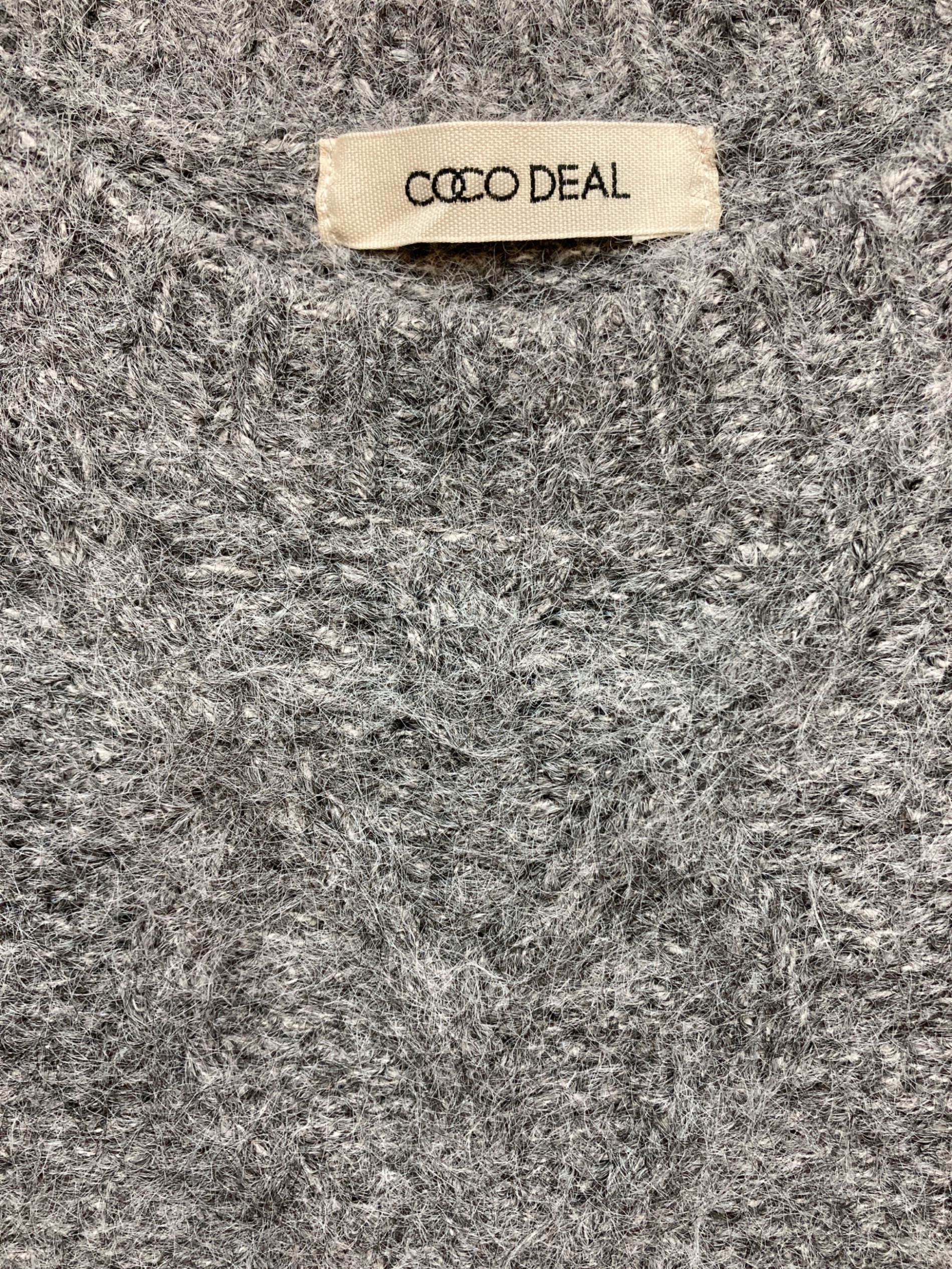 中古・古着通販】COCODEAL (ココディール) ケーブルニット×ペプラム