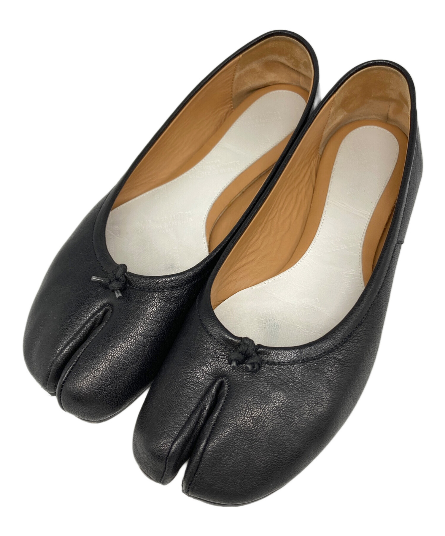 Maison Margiela 足袋バレエシューズ ブラック 中古・古着通販】Maison Margiela (メゾンマルジェラ) 足袋バレエ
