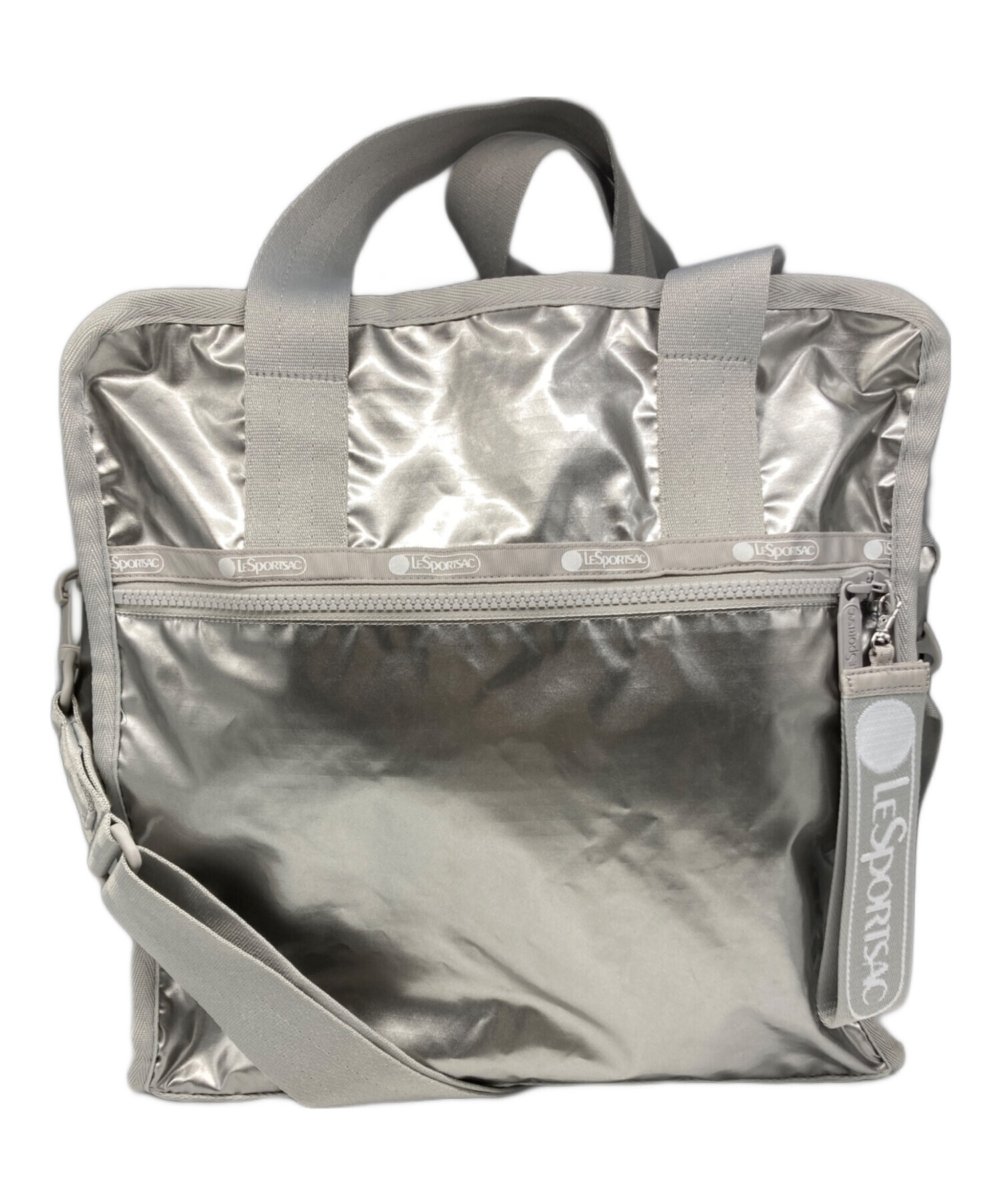 レスポートサック BACKPACK3 ひとりっぷ シルバー内面ヒスイ 中古・古着通販】LeSportsac (レスポートサック) ひとりっぷ