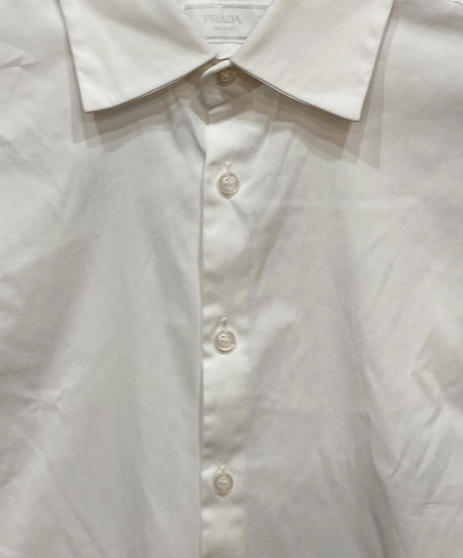 中古・古着通販】PRADA (プラダ) ストレッチコットンドレスシャツ