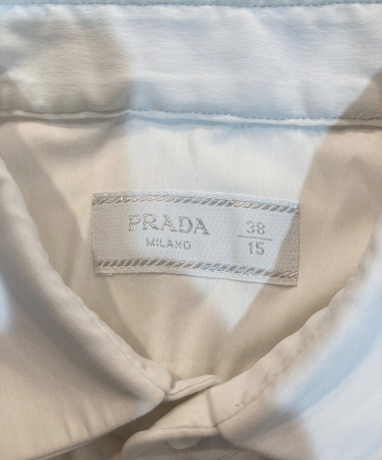 ウ*コ様 PRADA シャツドレス 中古・古着通販】PRADA (プラダ) ストレッチコットンドレスシャツ