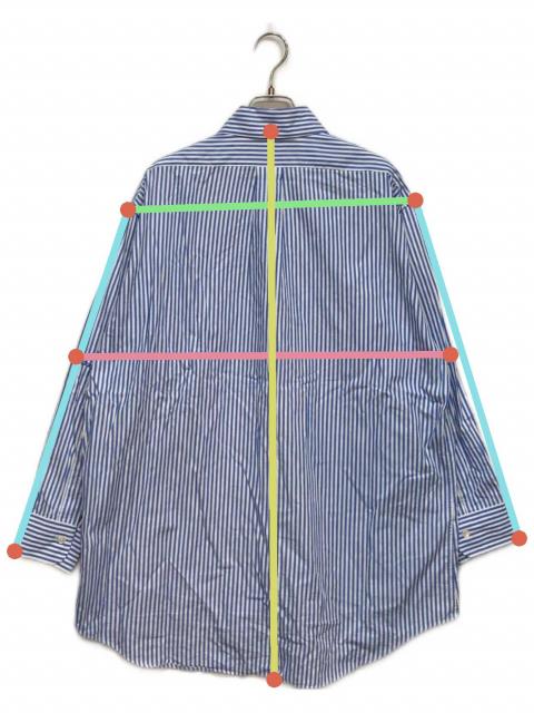中古・古着通販】Ron Herman (ロンハーマン) ストライプシャツ ブルー