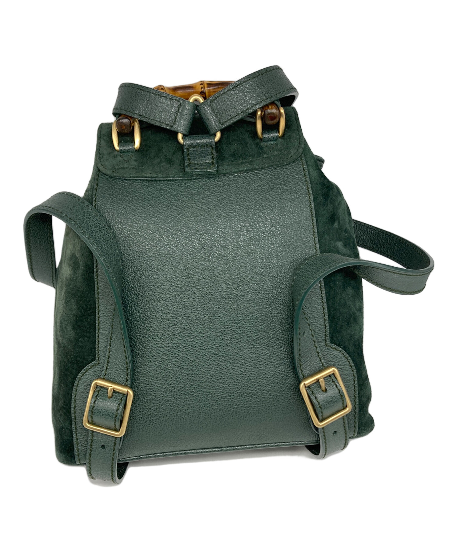 中古・古着通販】GUCCI (グッチ) バンブー スエード ミニリュック