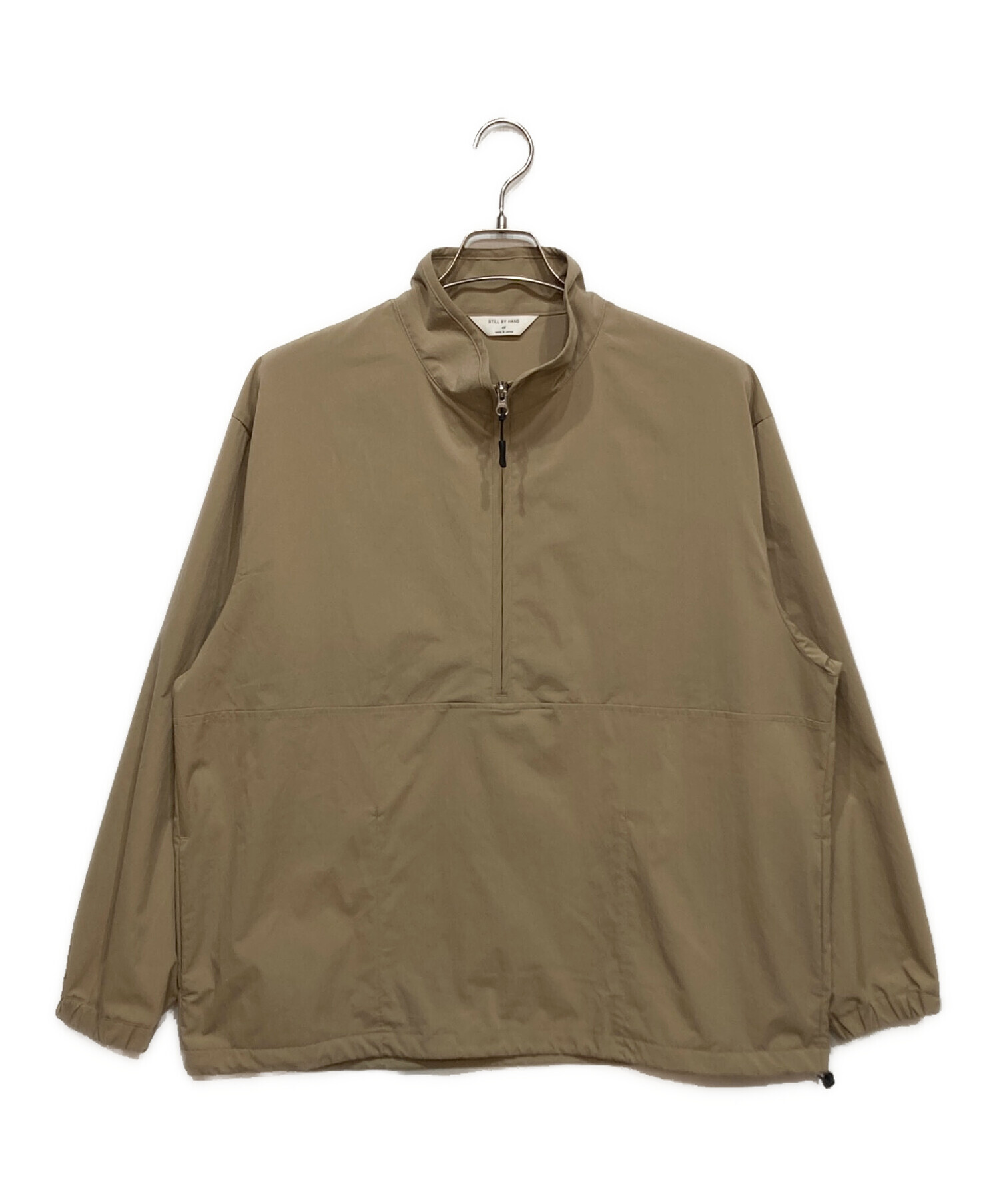 ローヘン lohen HALF SLEEV JACKET ベージュ 中古・古着通販】STILL BY HAND (スティルバイハンド) Half zip anorak