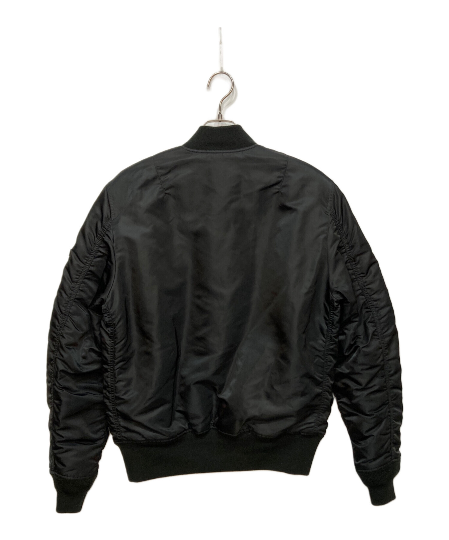 中古・古着通販】ALPHA (アルファ) MA-1ジャケット ブラック サイズ:XL