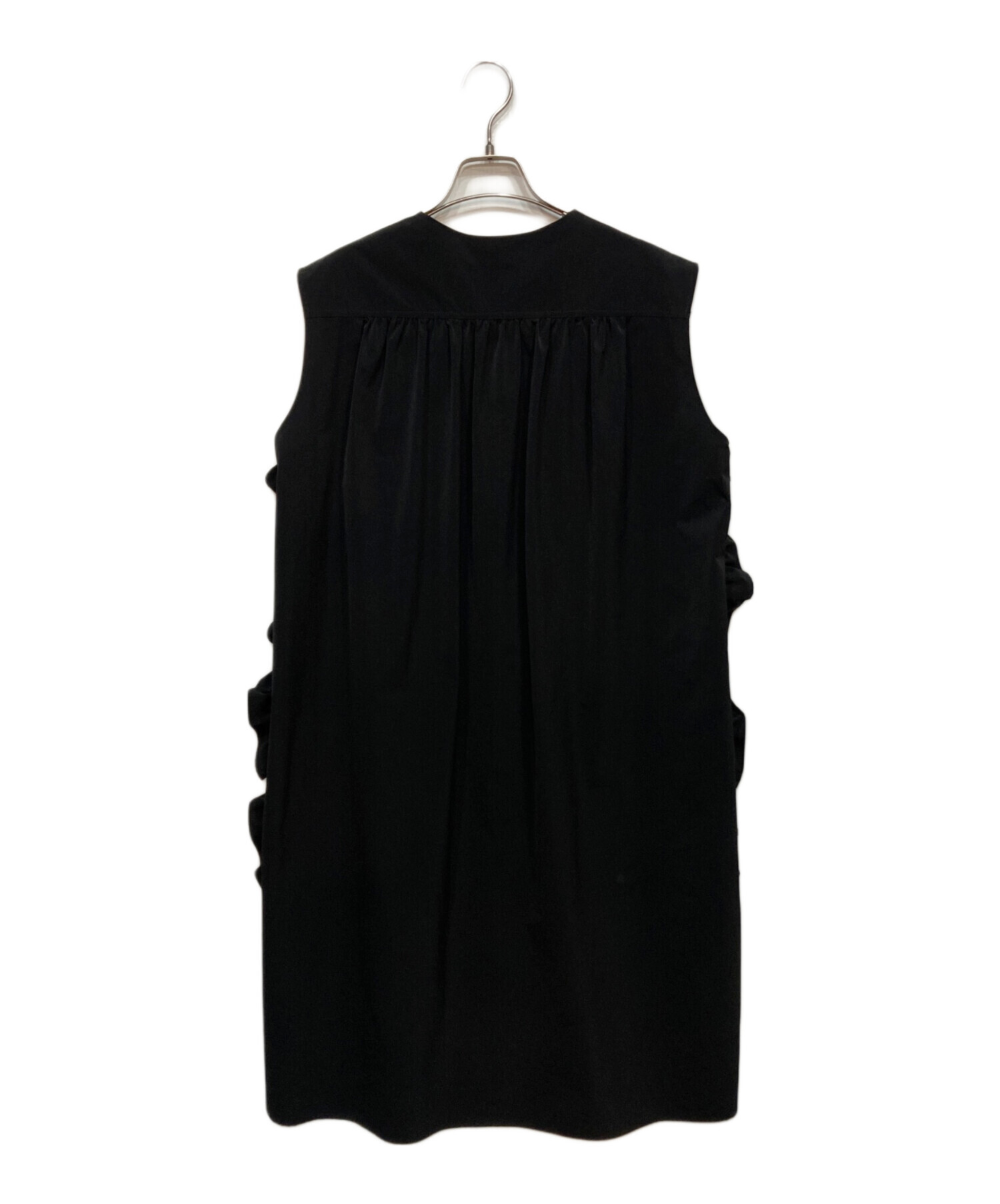 ワンピース yokochan ヨーコチャンSide Ruffle Dress 38 黒