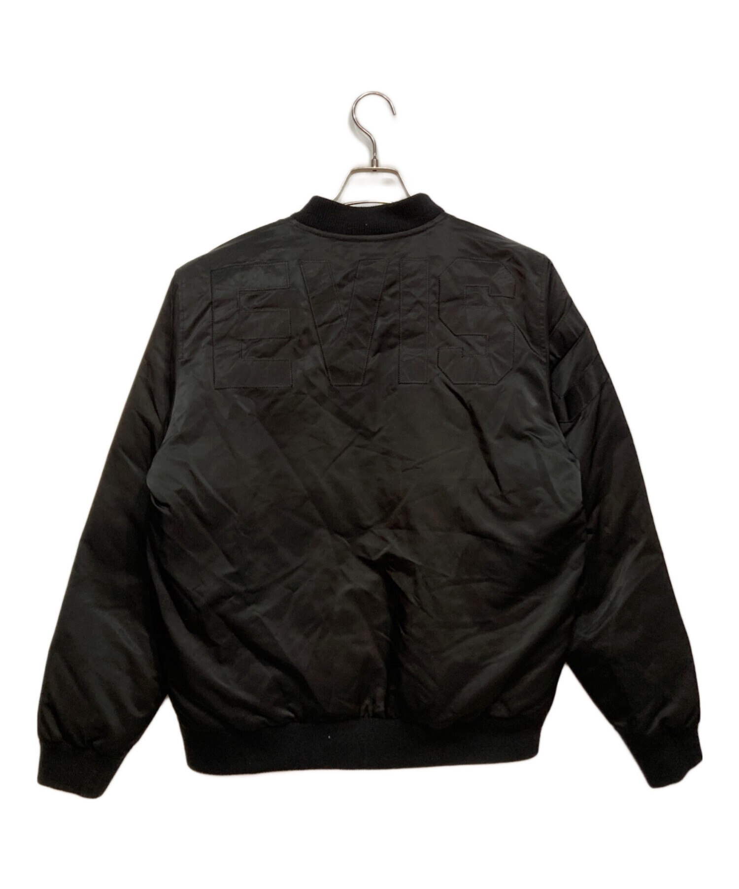 EVISU MA-1ジャケット Mサイズ 中古・古着通販】EVISU (エヴィス) MA-1ジャケット ブラック サイズ:L