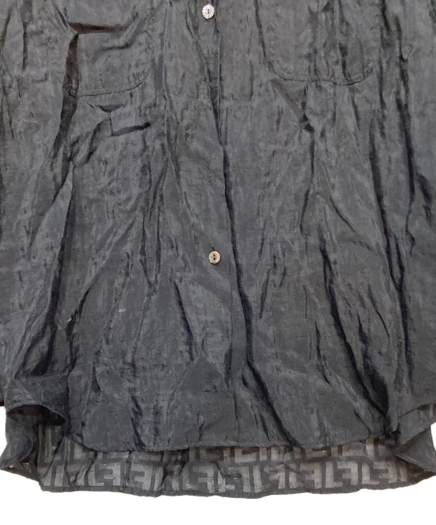 中古・古着通販】FENDI JEANS (フェンディ ジーンズ) ズッカ柄シアー