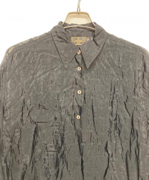中古・古着通販】FENDI JEANS (フェンディ ジーンズ) ズッカ柄シアー