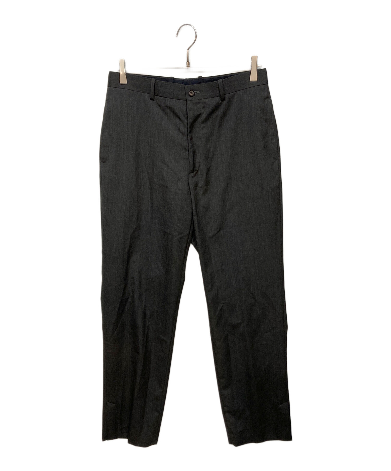 AURALEE WOOL SILK SLACKS サイズ4 グレー　スラックス 中古・古着通販】AURALEE (オーラリー) WOOL SILK TROPICAL SLACKS