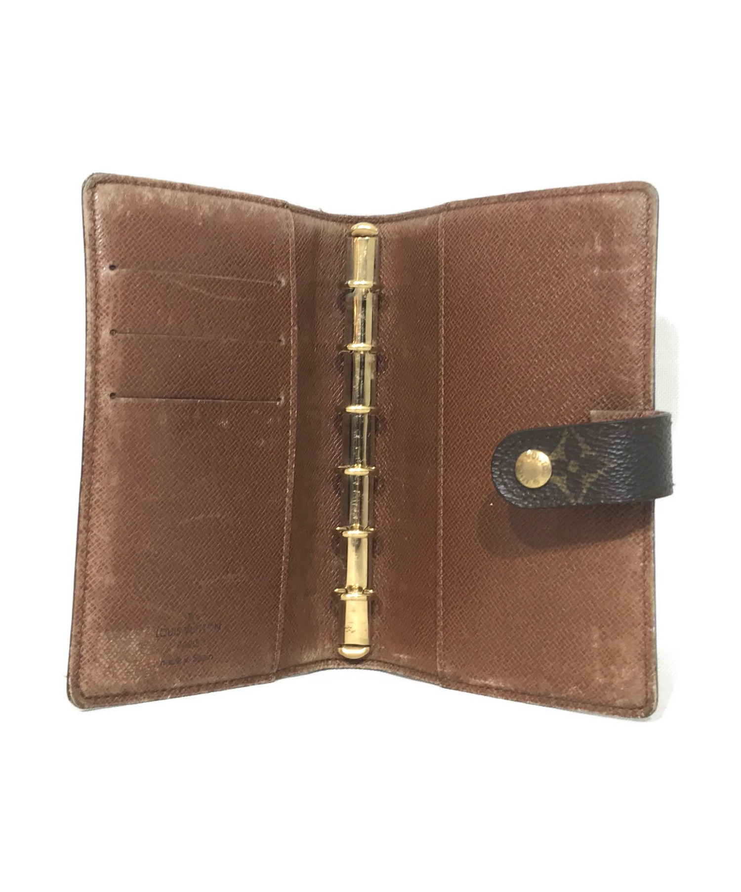 中古・古着通販】LOUIS VUITTON (ルイヴィトン) 手帳カバー ブラウン 
