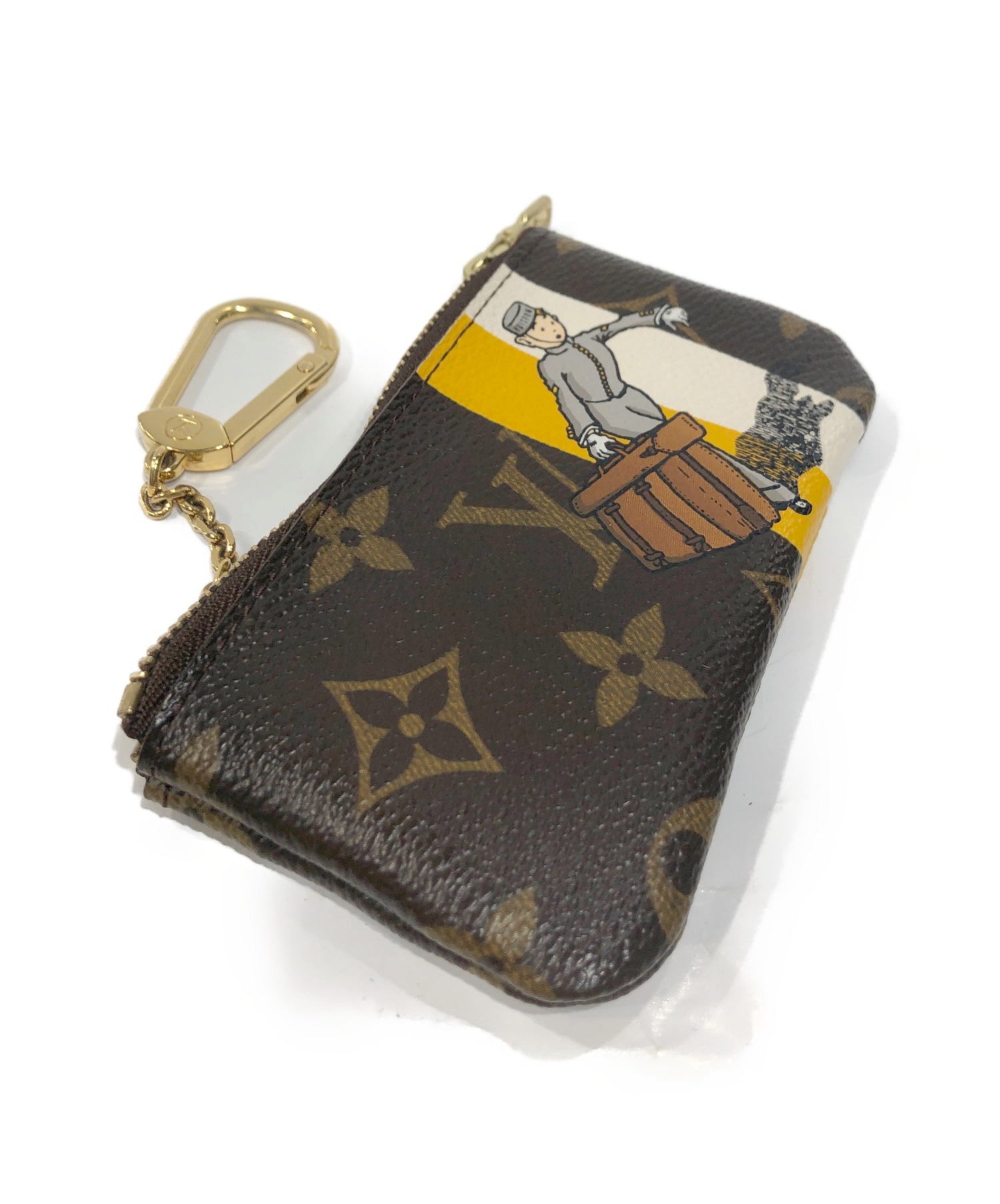 1円 LOUIS VUITTON ルイヴィトン M60033 モノグラム ポシェットクレ