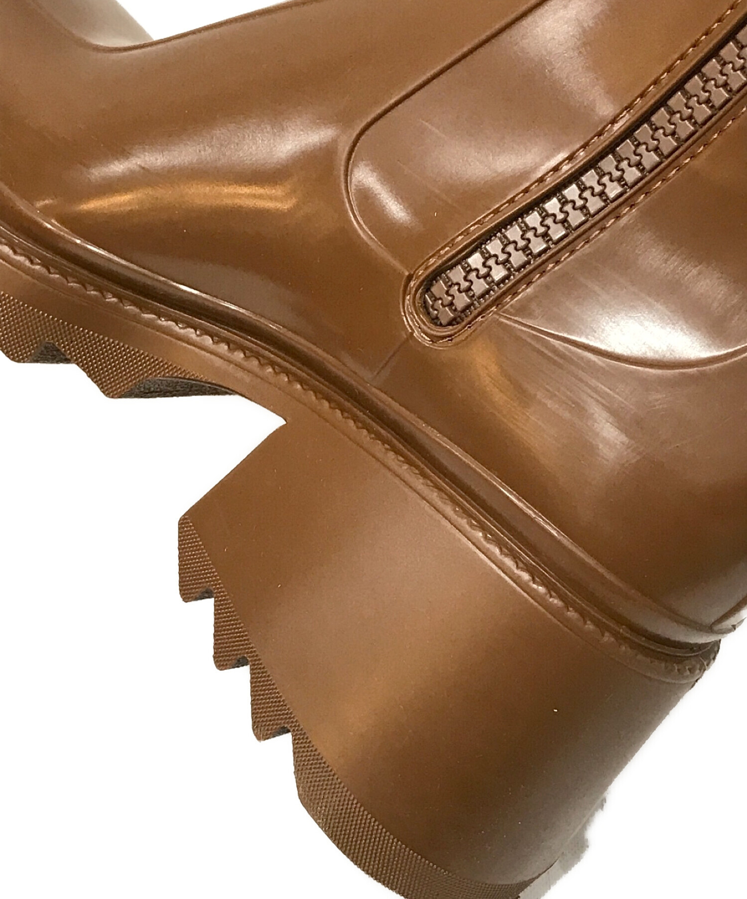 中古・古着通販】Chloe (クロエ) BETTYレインブーツ ブラウン サイズ