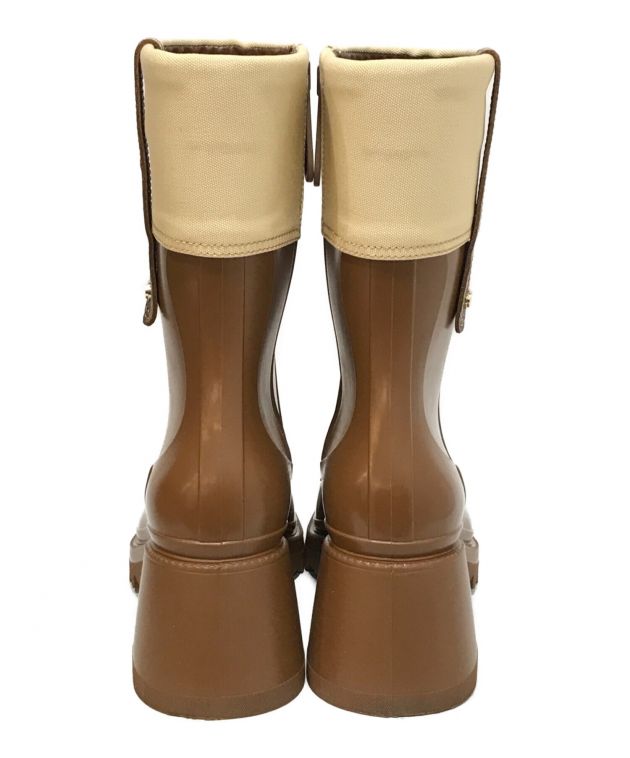 【新品未使用】クロエ ベティChloe Bettyレインブーツ/ブラウン 37 中古・古着通販】Chloe (クロエ) BETTYレインブーツ ブラウン サイズ