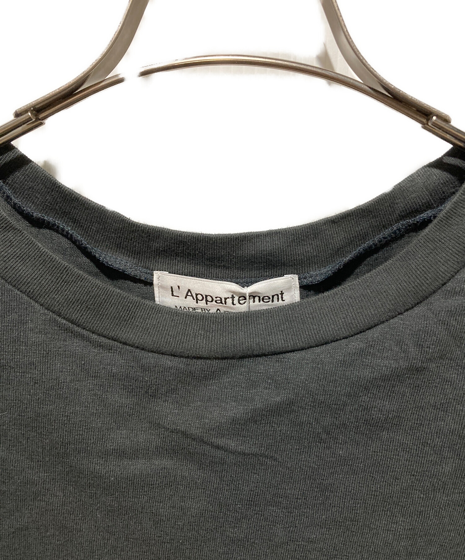 L'Appartement  別注アメリカーナPrint Raglan T-sh 中古・古着通販】L'Appartement (アパルトモン) Americana