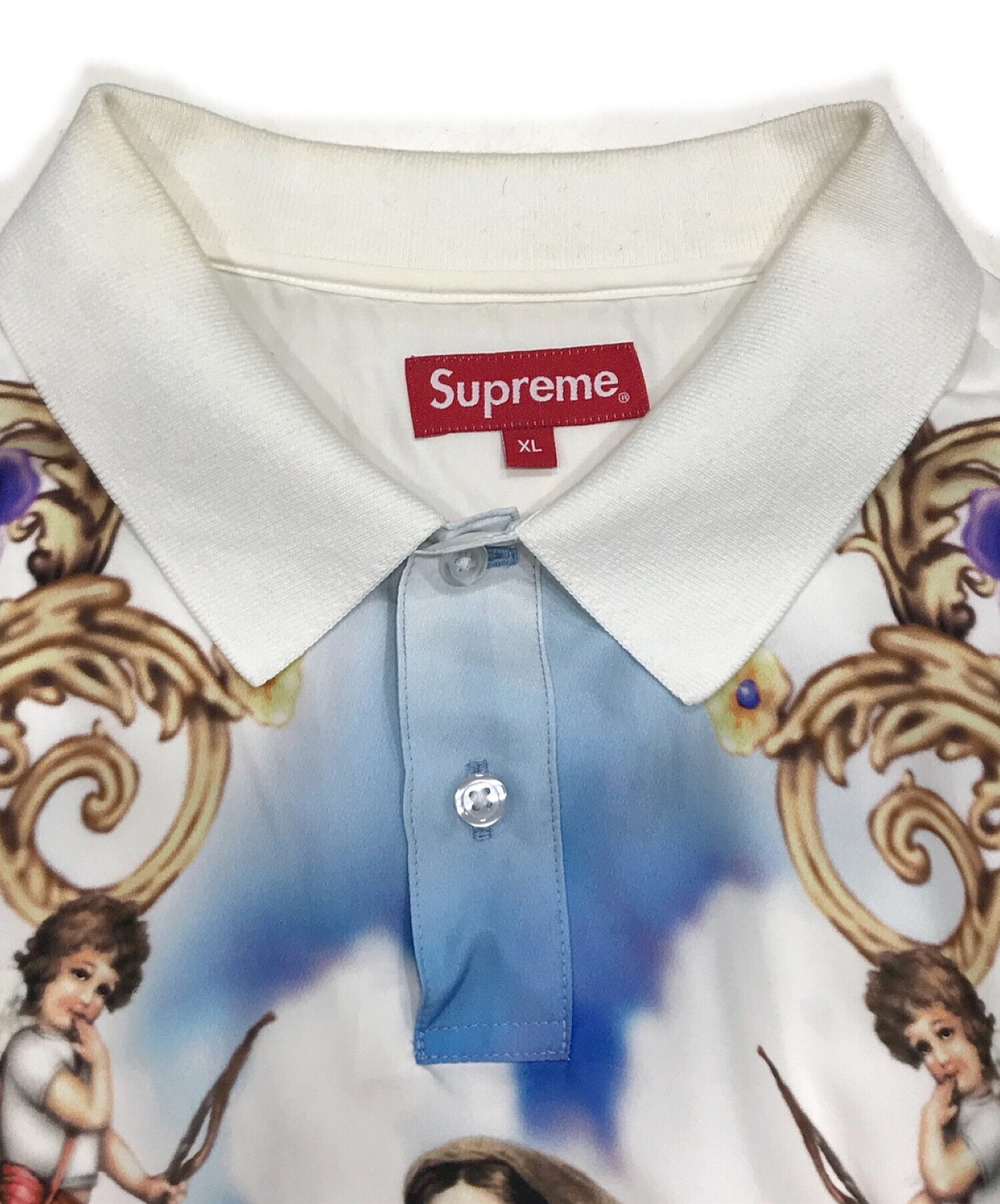 中古・古着通販】SUPREME (シュプリーム) Heavenly Silk Polo ホワイト