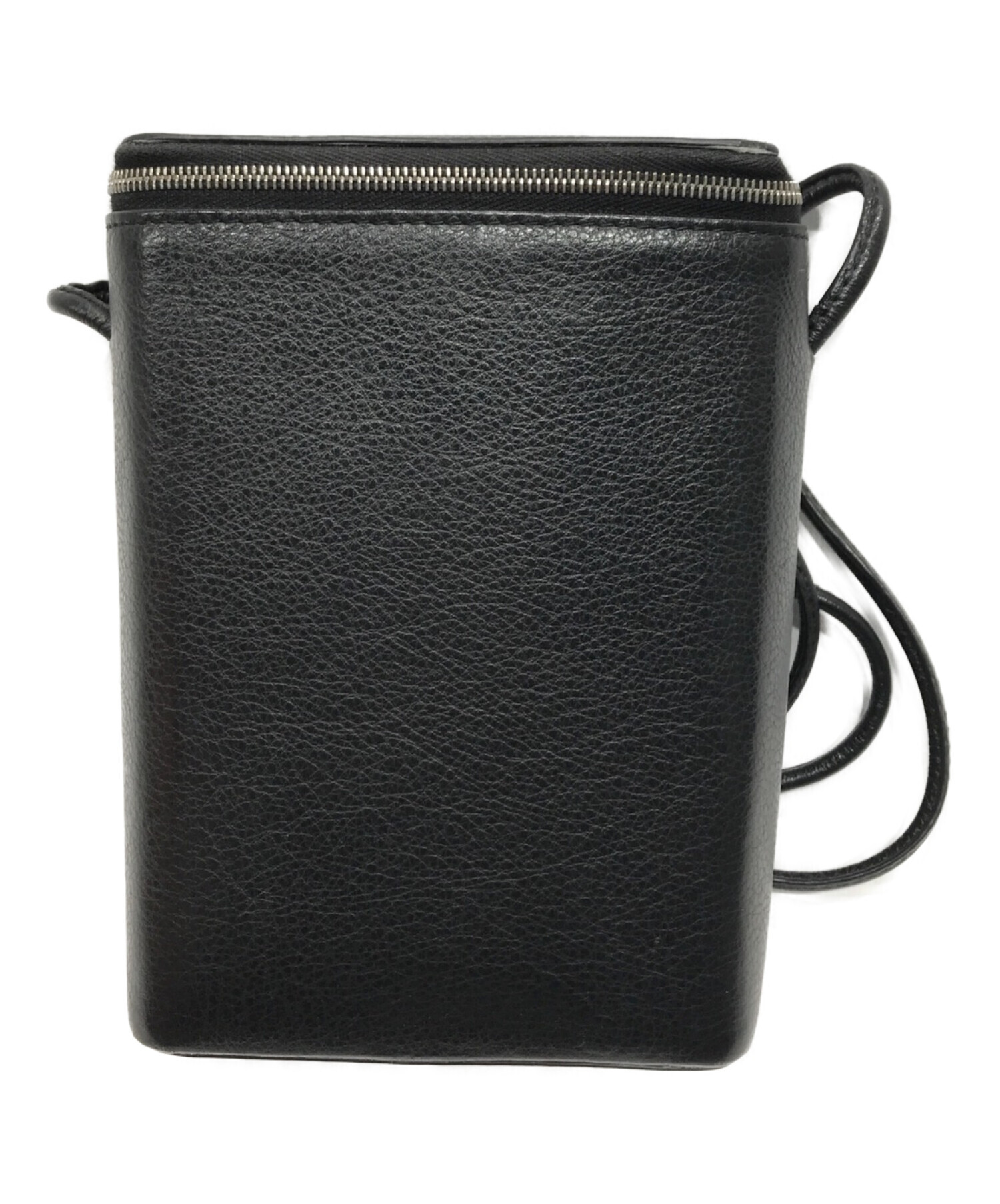 中古・古着通販】aeta (アエタ) PEBBLE GRAIN BOX SHOULDER ブラック 