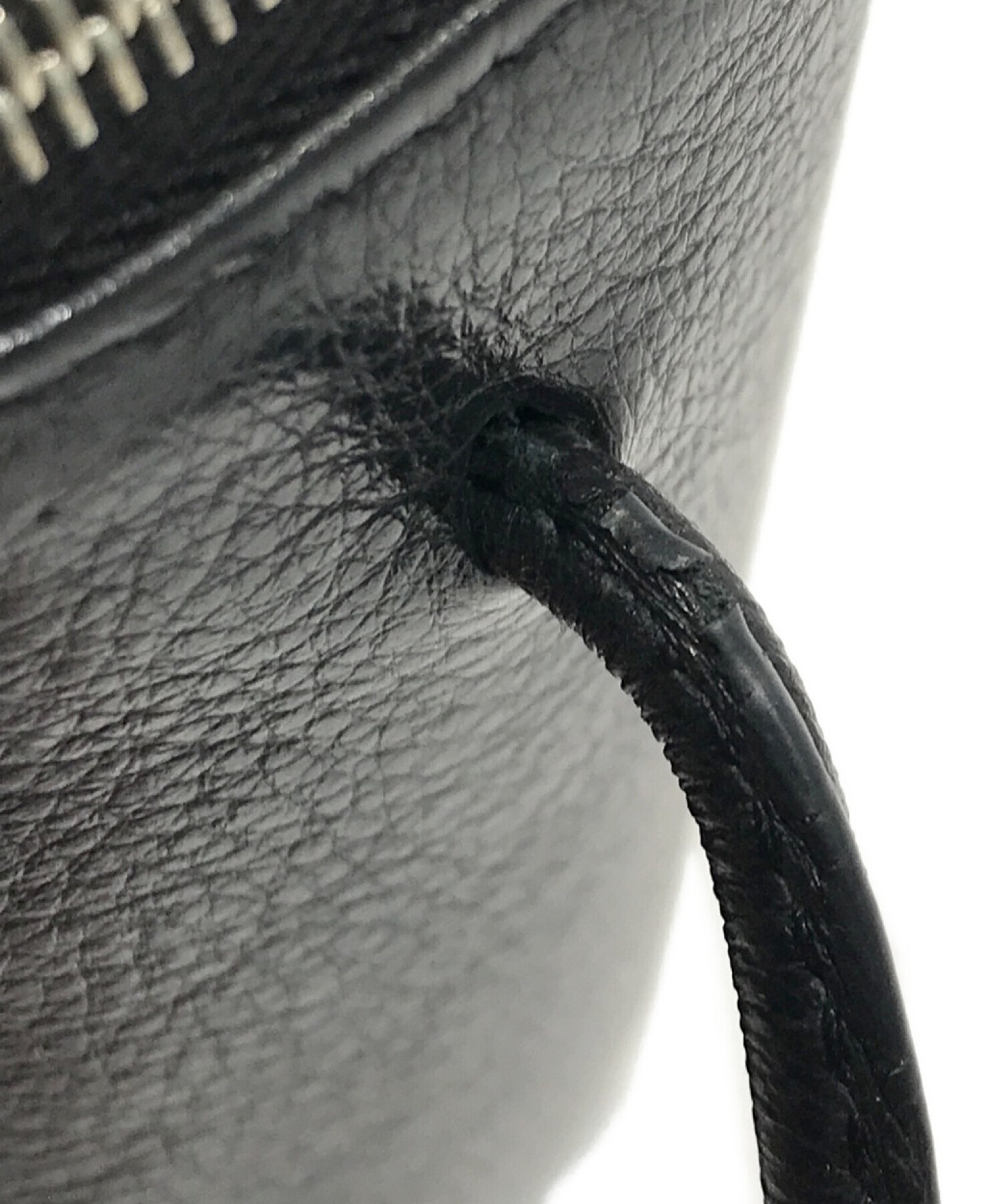 中古・古着通販】aeta (アエタ) PEBBLE GRAIN BOX SHOULDER ブラック 