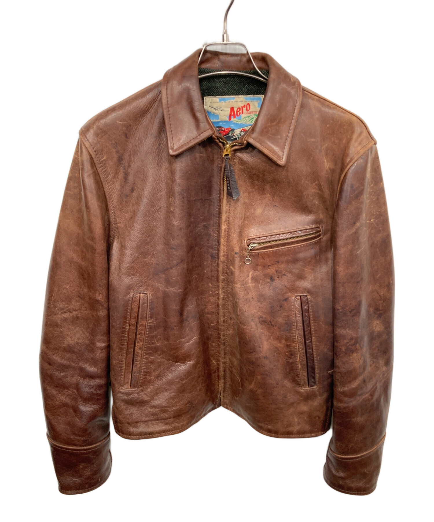 AERO LEATHER エアロレザー レザージャケット HALF BELT STF ハーフ