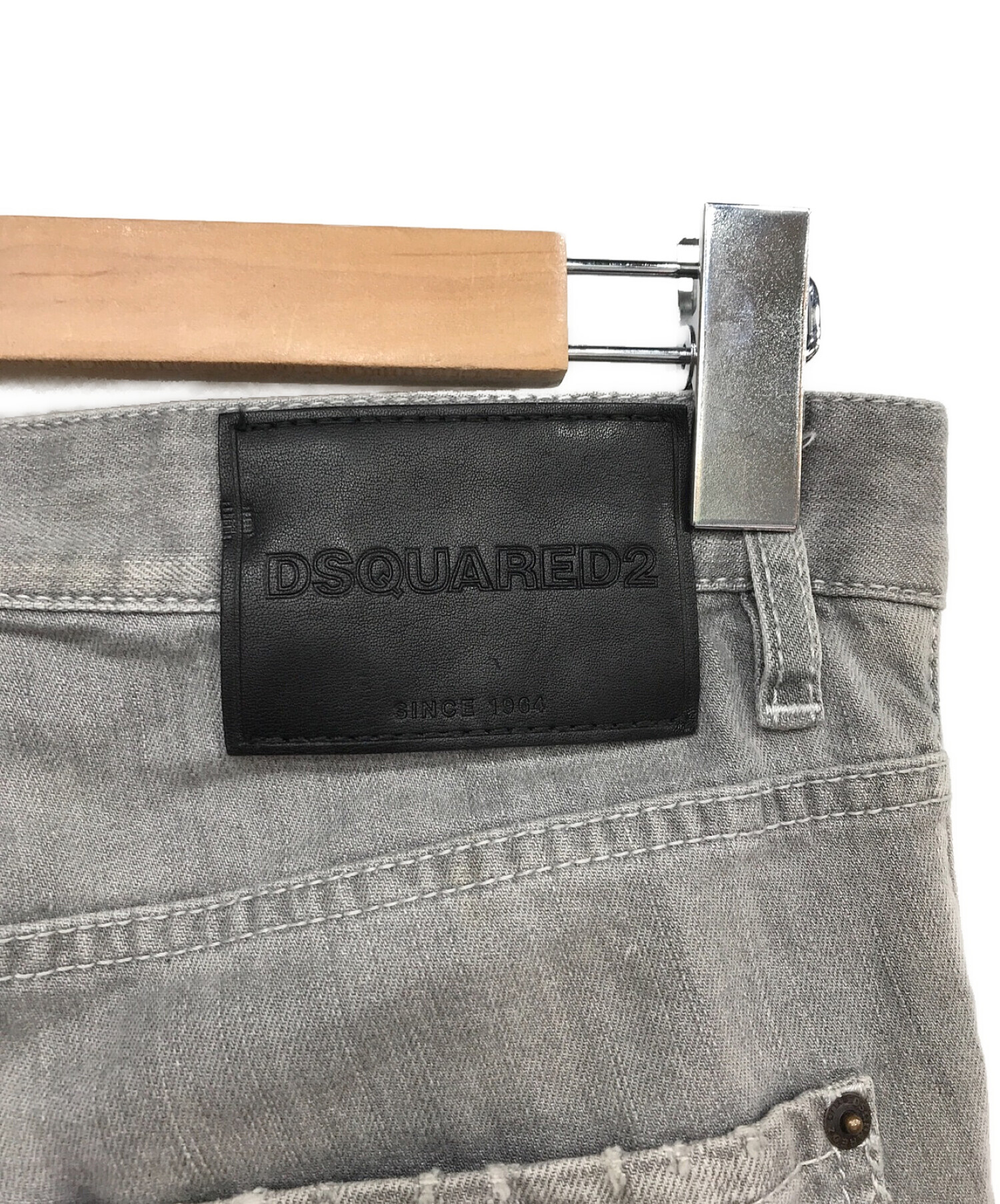 中古・古着通販】DSQUARED2 (ディースクエアード) デニムパンツ グレー