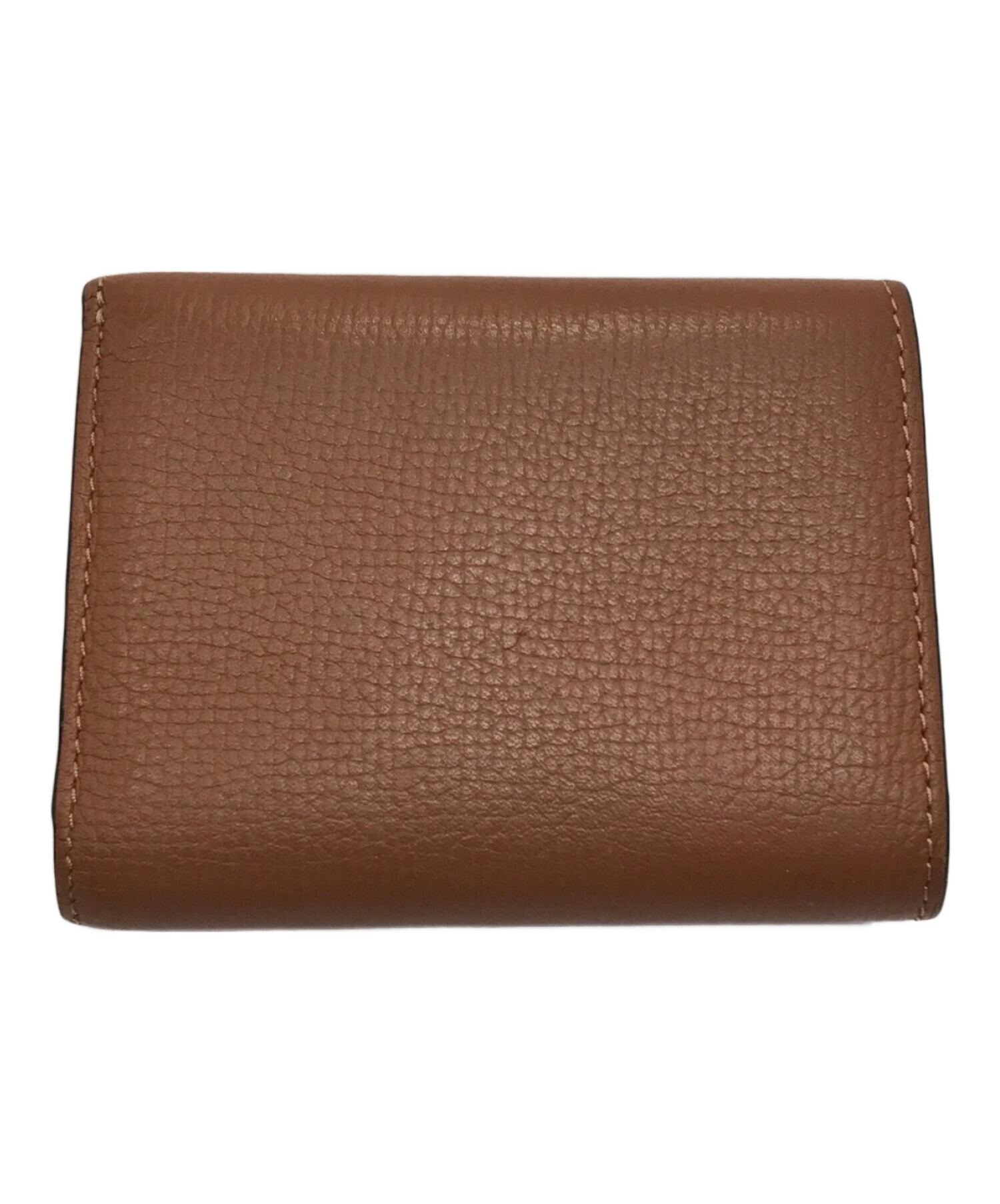 未使用級✨️ LOEWE ロエベ 折り財布 アナグラム レザー ブラウン ロエベ LOEWE LOEWE 三つ折り財布 TRIFOLD C660TR2X01 レザー