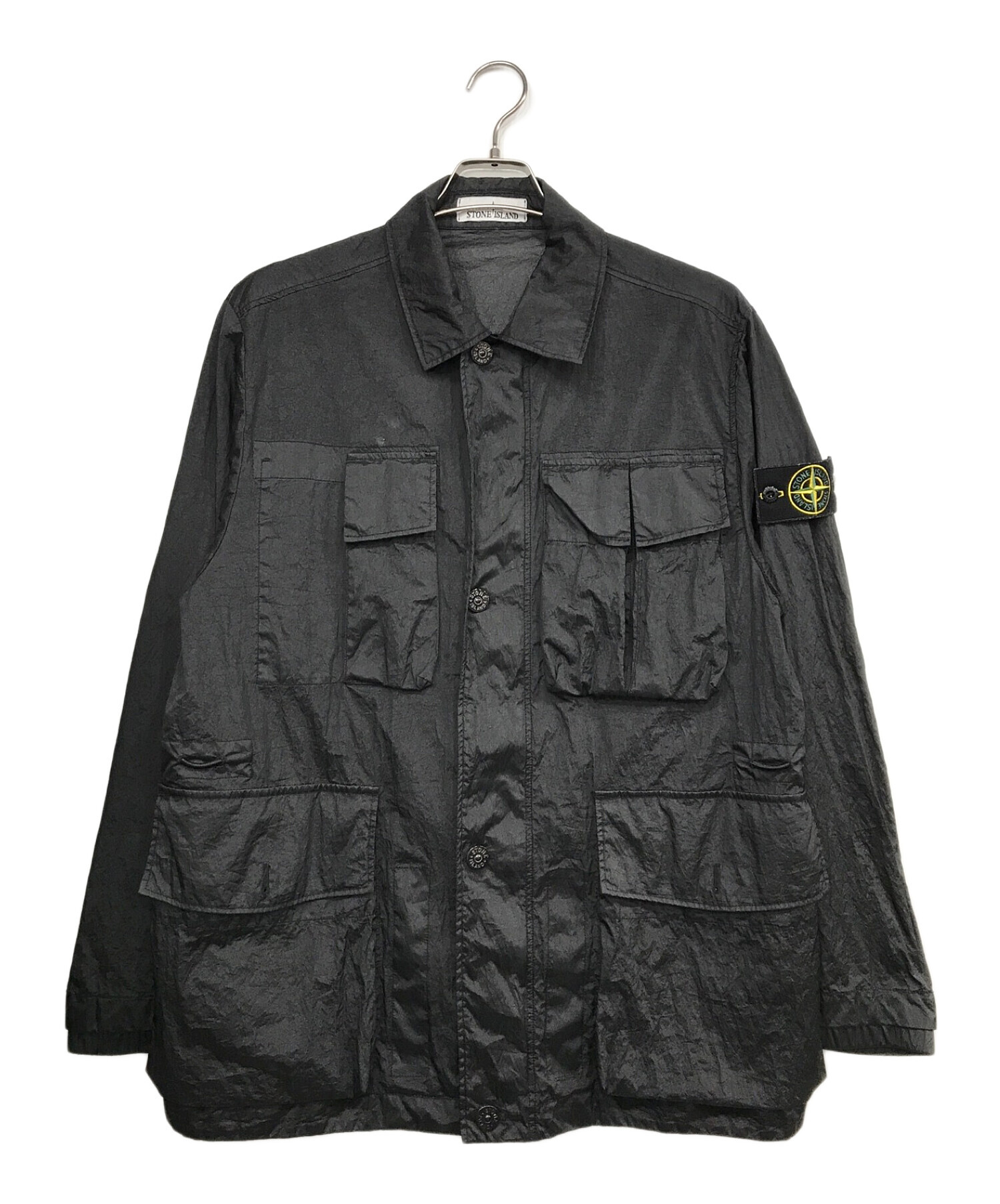 STONE ISLAND ナイロンメタル シャツジャケット
