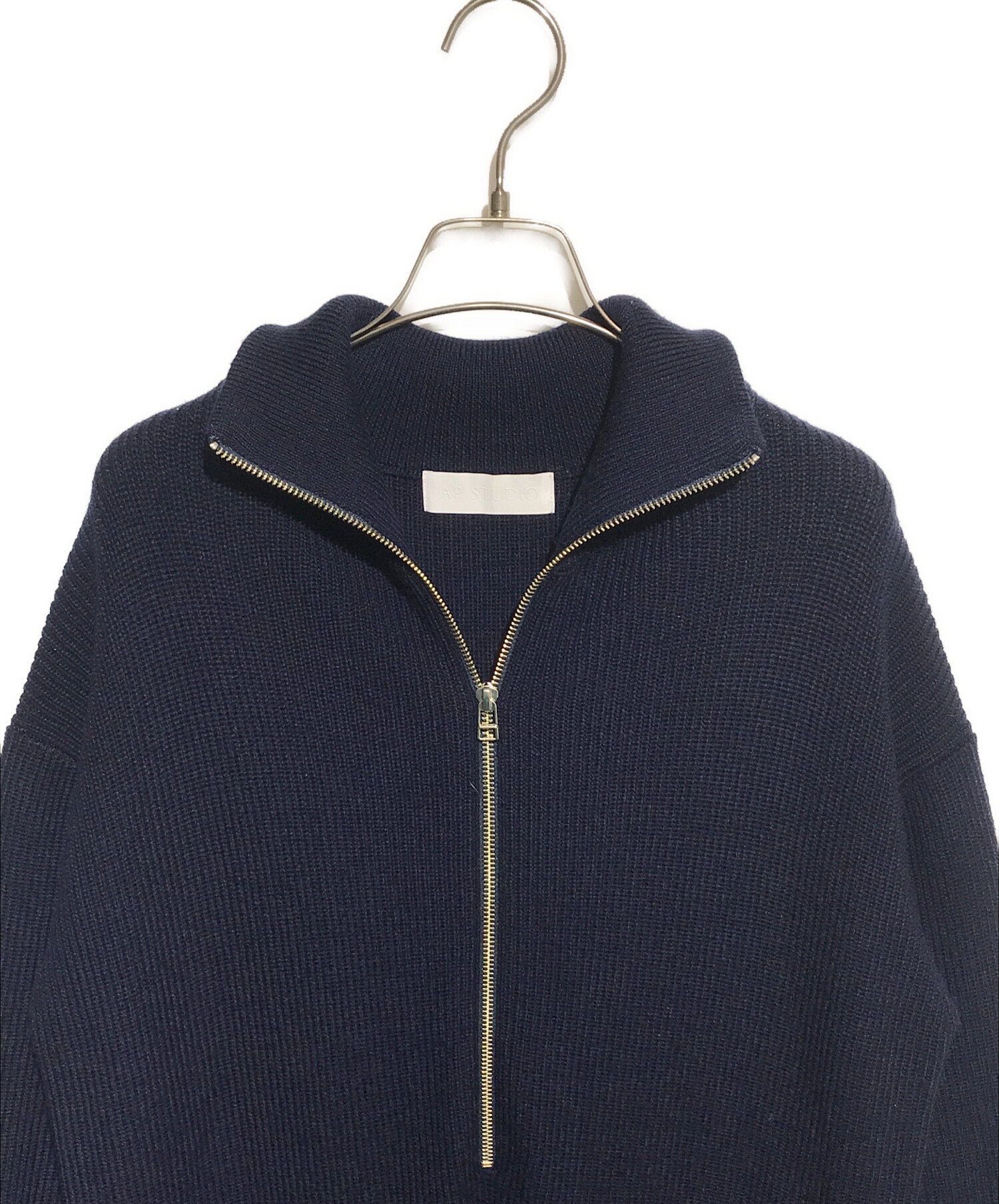 中古・古着通販】AP STUDIO (エーピーストゥディオ) ハーフジップ