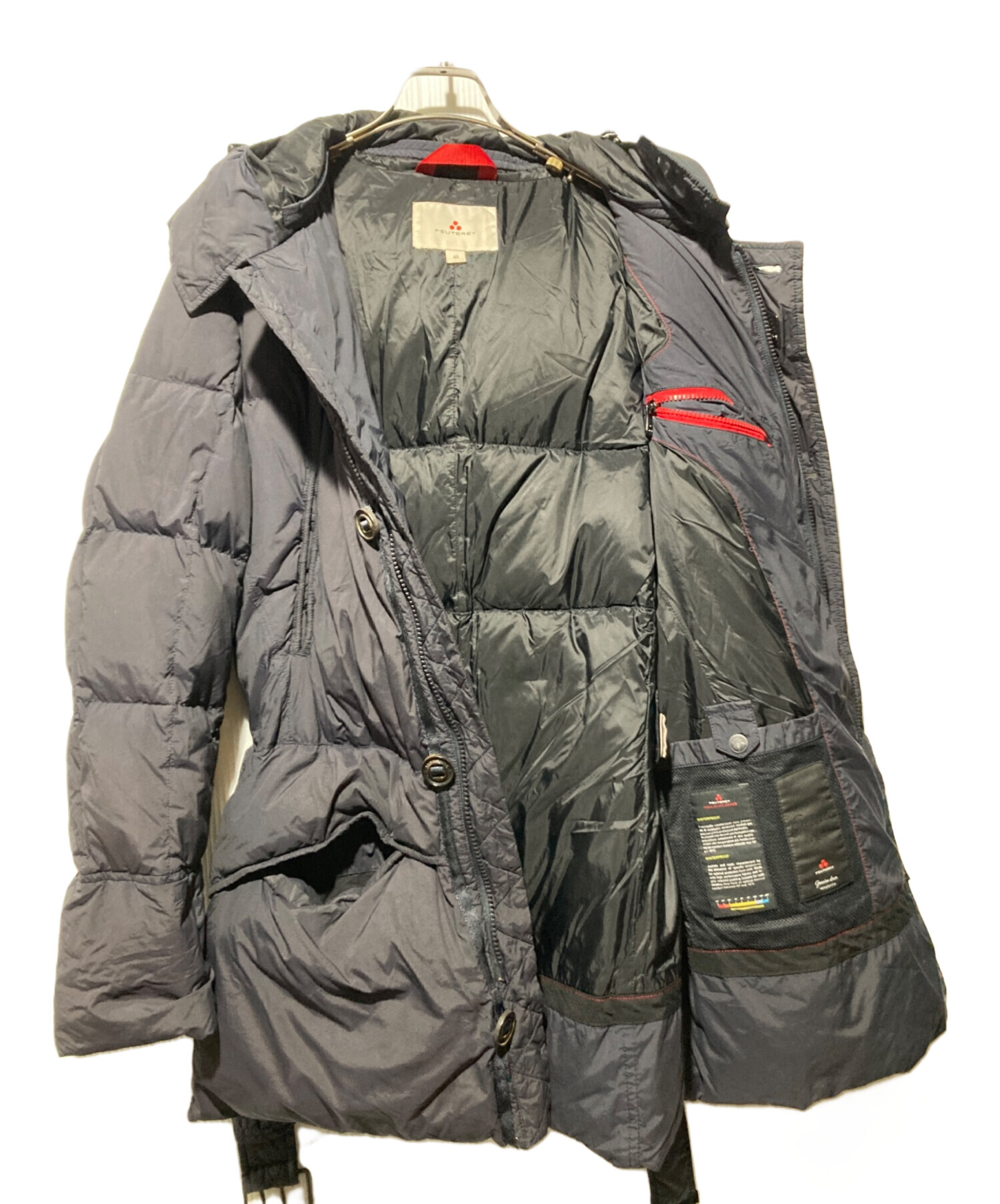 中古・古着通販】PEUTEREY (ピューテリー) ダウンコート ネイビー 