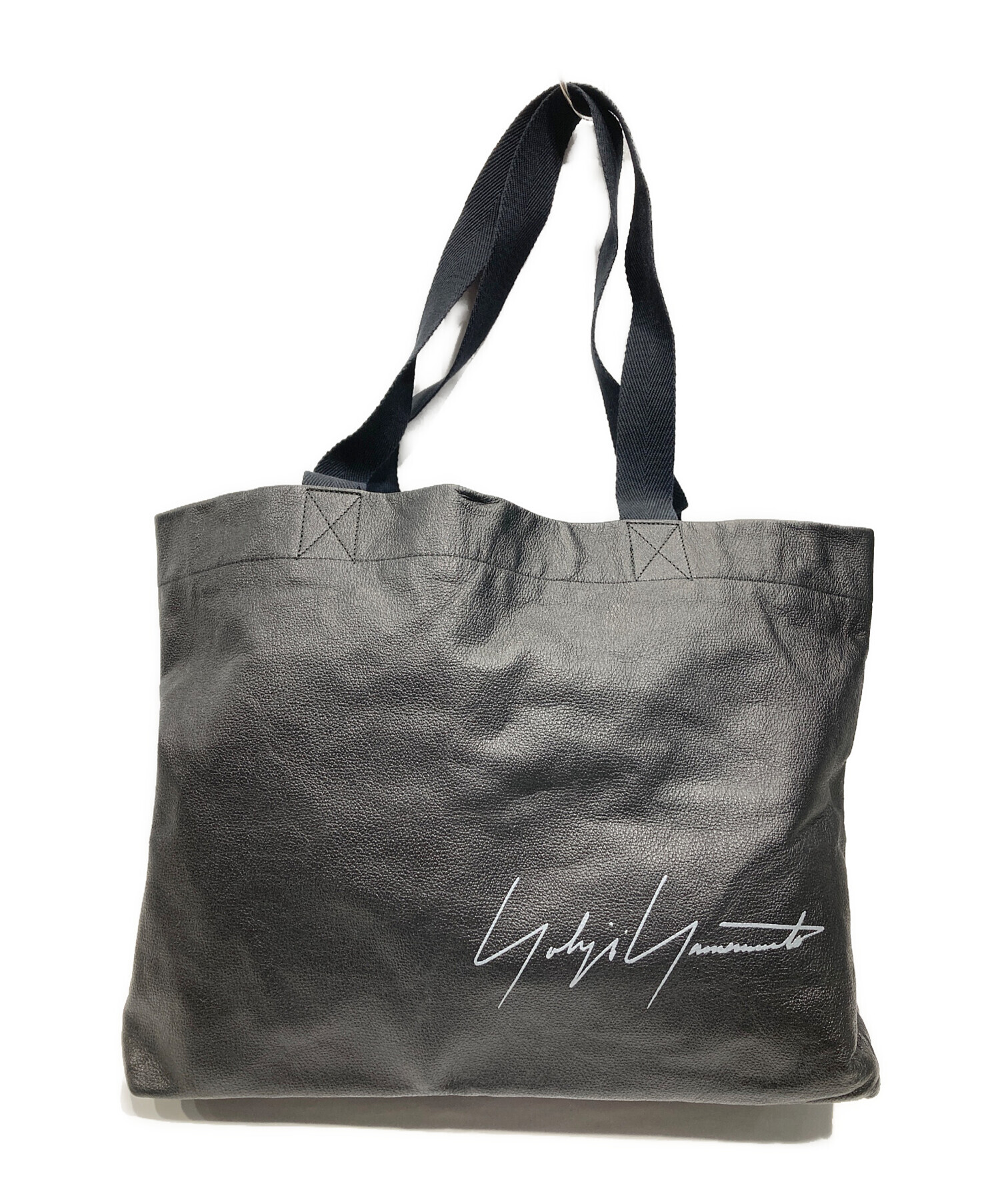 中古・古着通販】YOHJI YAMAMOTO (ヨウジヤマモト) レザートート 中古・古着通販】YOHJI YAMAMOTO (ヨウジヤマモト) レザートート