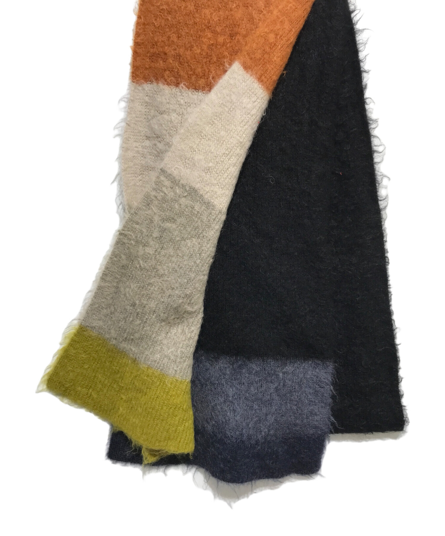 中古・古着通販】YOKE (ヨーク) STILL BORDER MOHAIR LONG STOLE