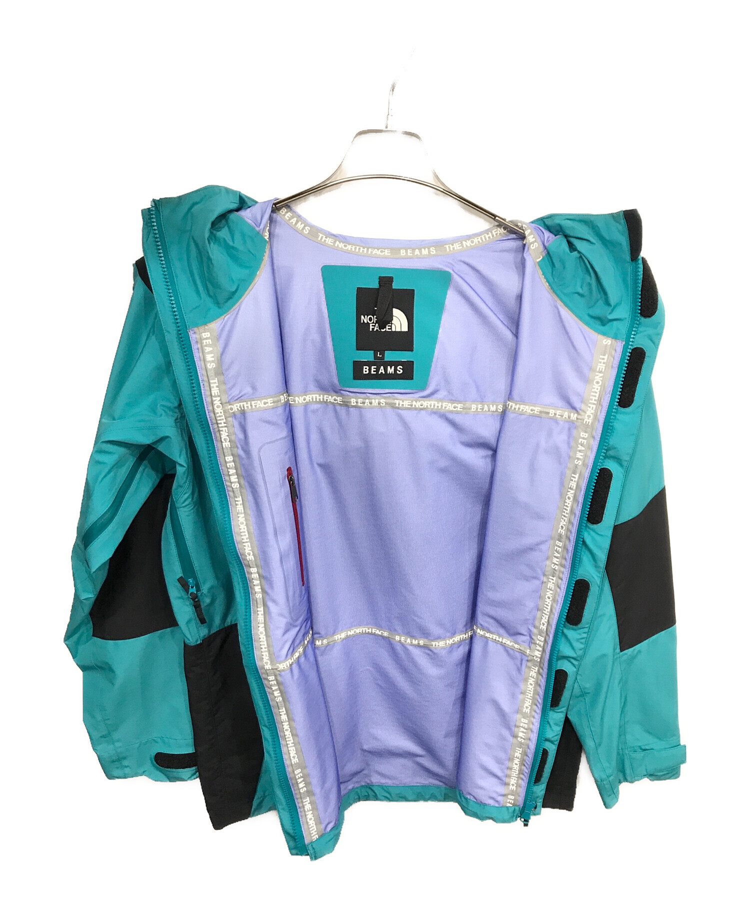 THE NORTH FACE BEAMS別注 マウンテンパーカー 水色 L THE NORTH FACE BEAMS別注 マウンテンパーカー 水色 L THE NORTH FACE