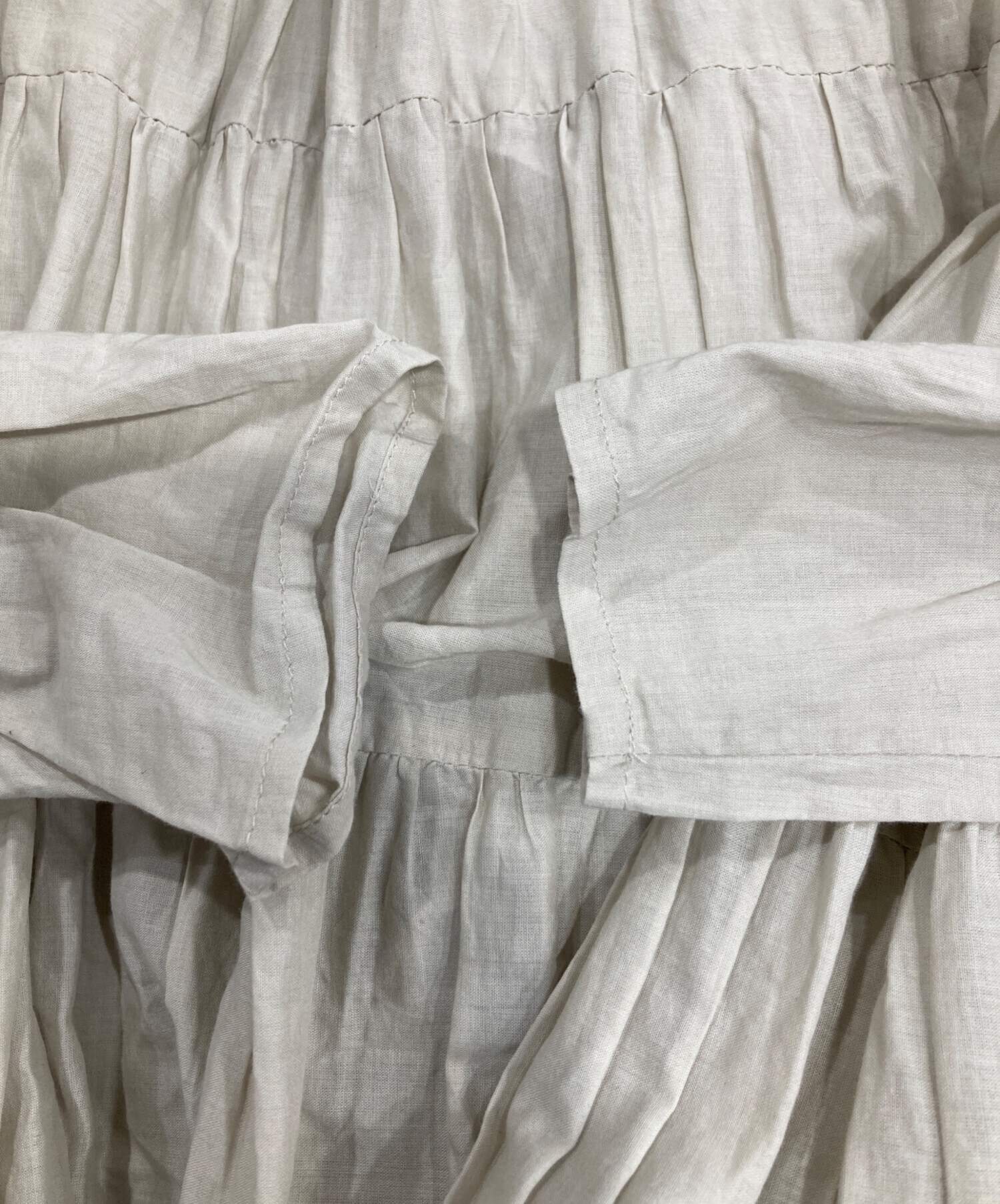 中古・古着通販】Merlette (マーレット) ソリマンワンピース ベージュ