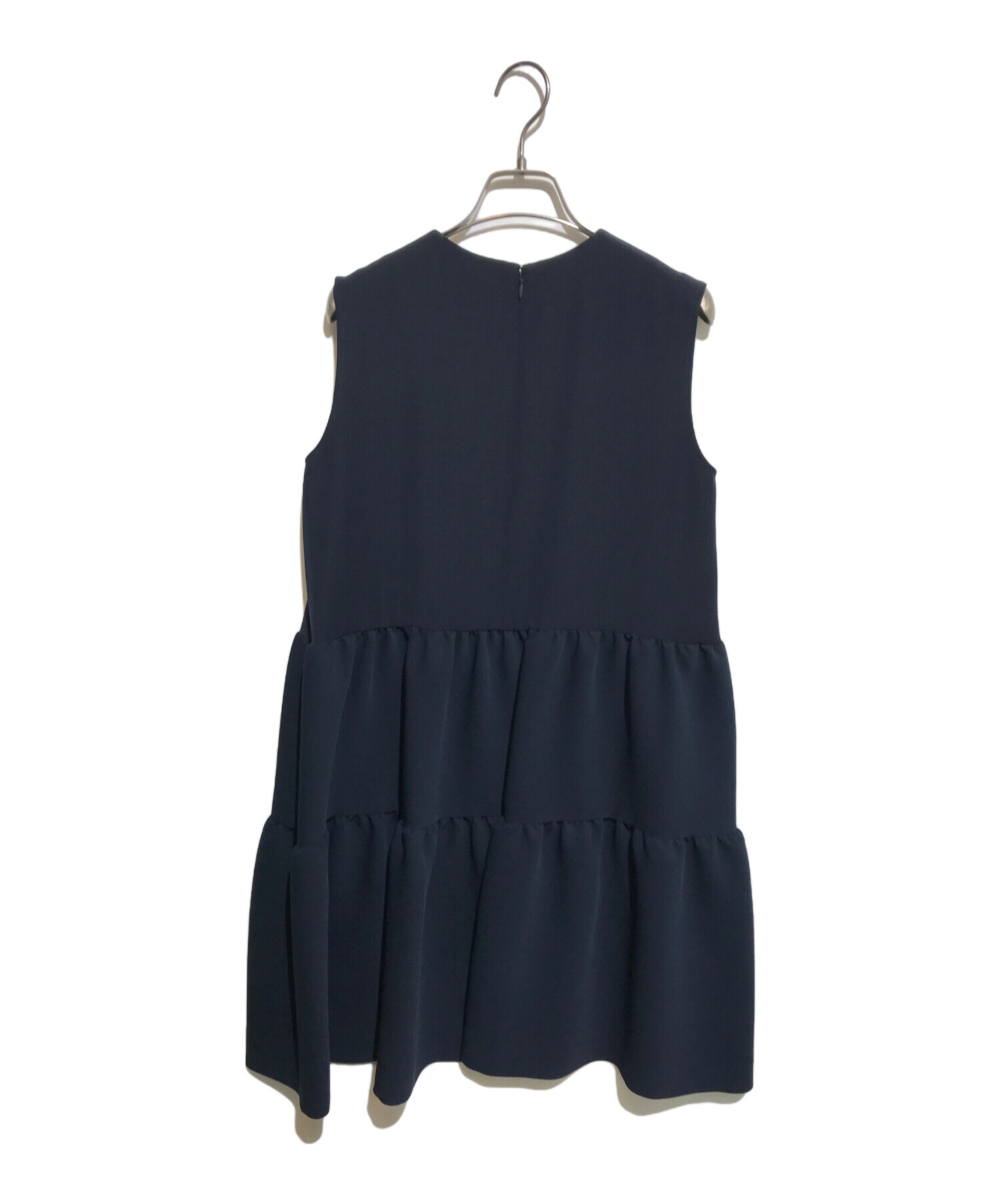 未使用品　YOKO CHAN ヨーコチャン　ワンピース　36 タグ付き　ネイビー 中古・古着通販】YOKO CHAN (ヨーコチャン) ノースリーブワンピース