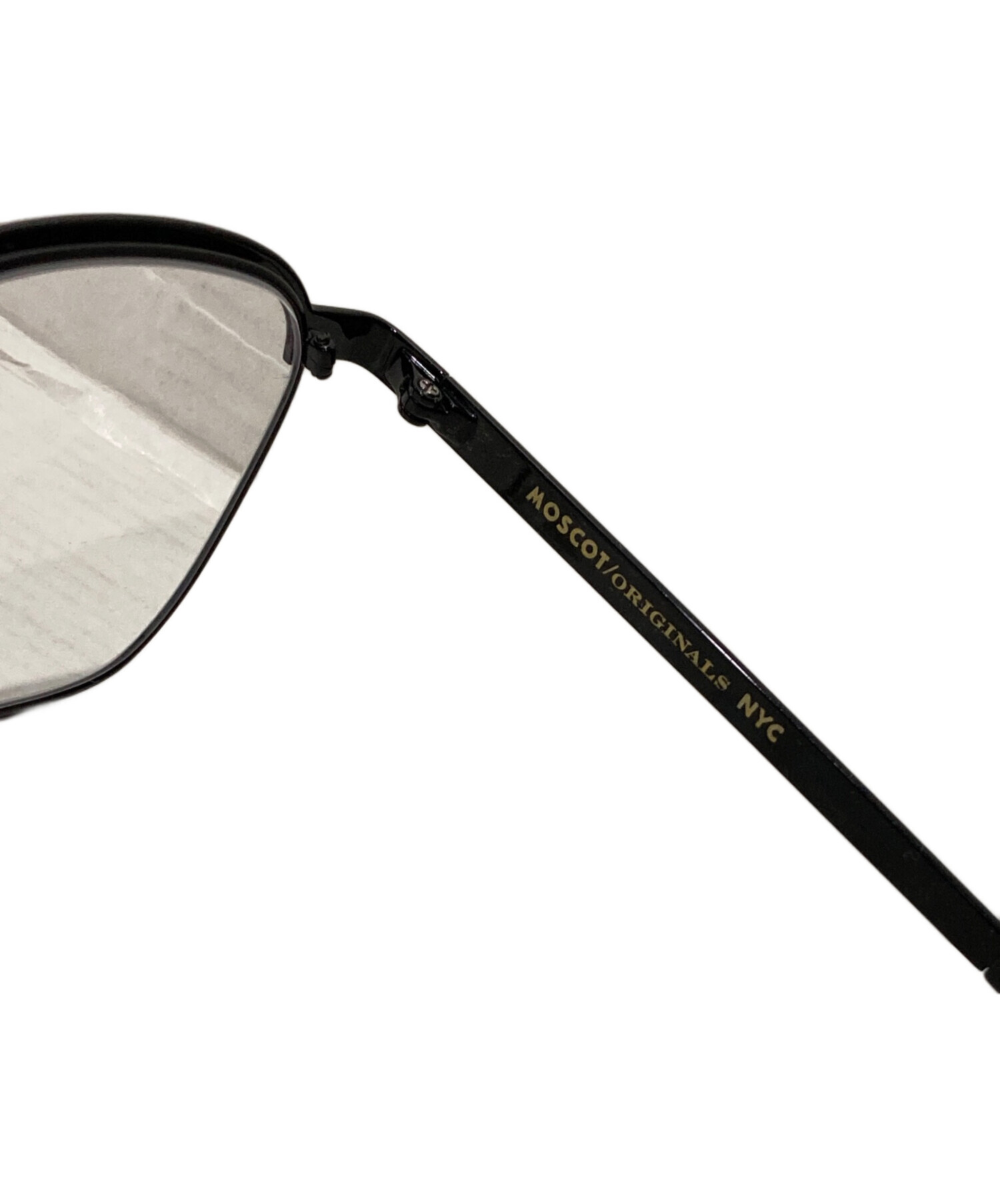 中古・古着通販】MOSCOT (モスコット) MISH 伊達メガネ ブラック 