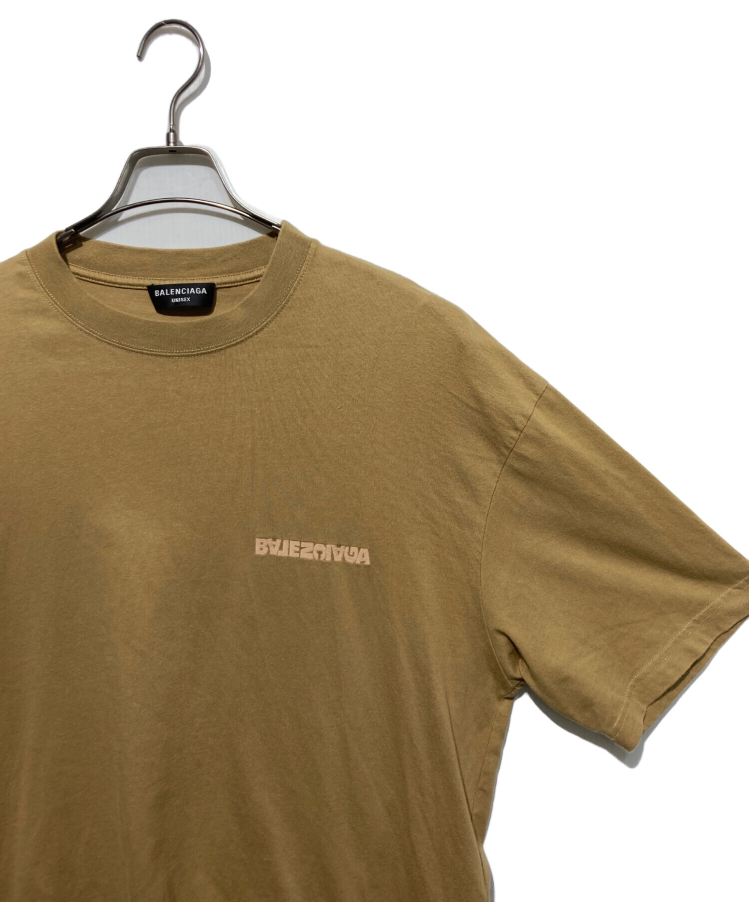 中古・古着通販】BALENCIAGA (バレンシアガ) ロゴ刺繍入りtシャツ 