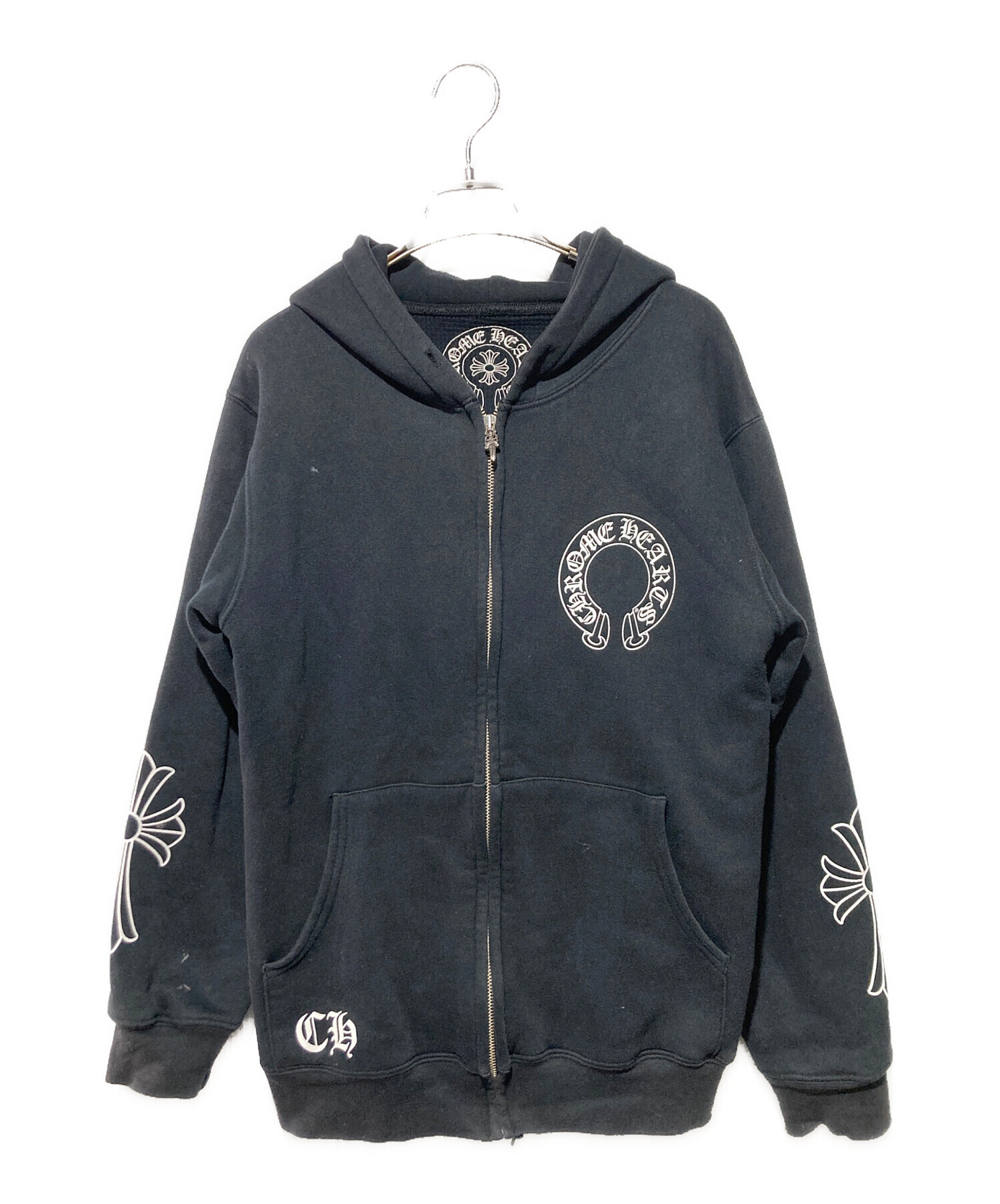 クロムハーツ　ダガージップジャージ　レディース 中古・古着通販】CHROME HEARTS (クロムハーツ) ダガージップパーカー