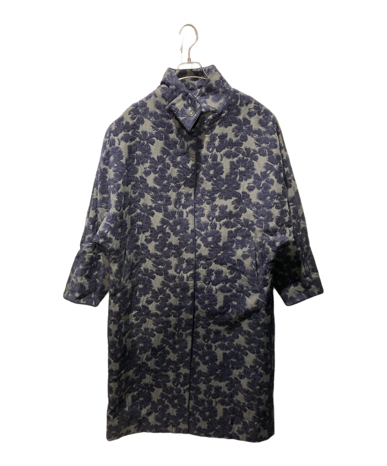 【louren】flower mole jacquard coat 中古・古着通販】louren (ローレン) flower mole jacquard coat