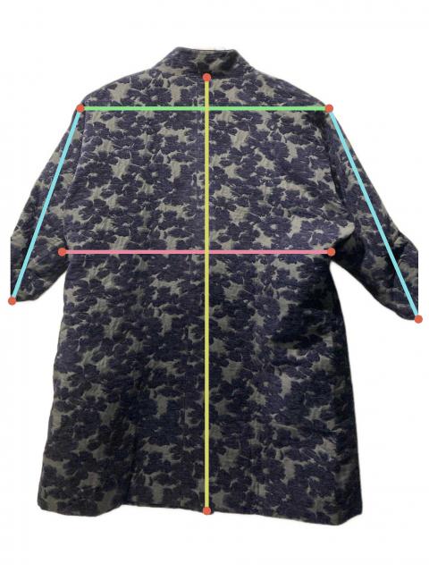 中古・古着通販】louren (ローレン) flower mole jacquard coat